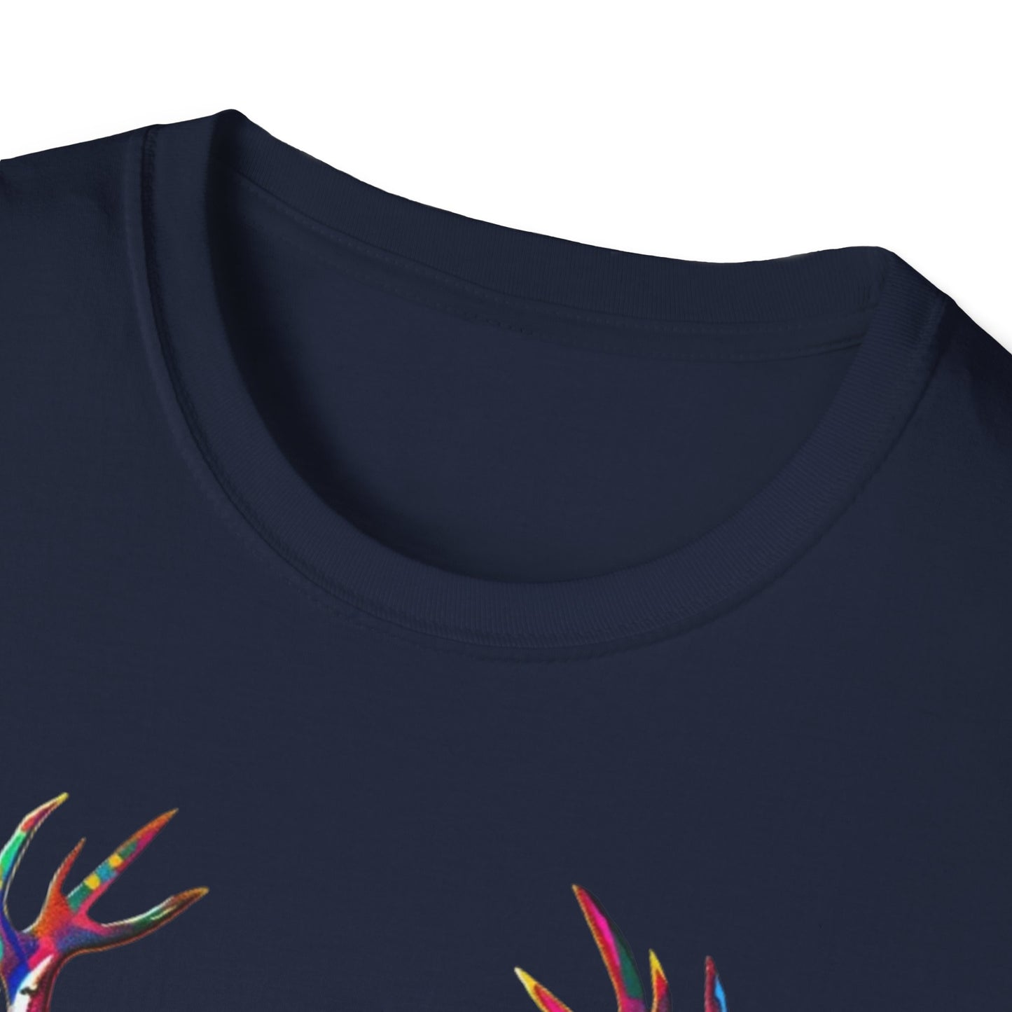 Colorful Deer Graphic Tee Printify T-Shirt Rhythm & Drip Apparel