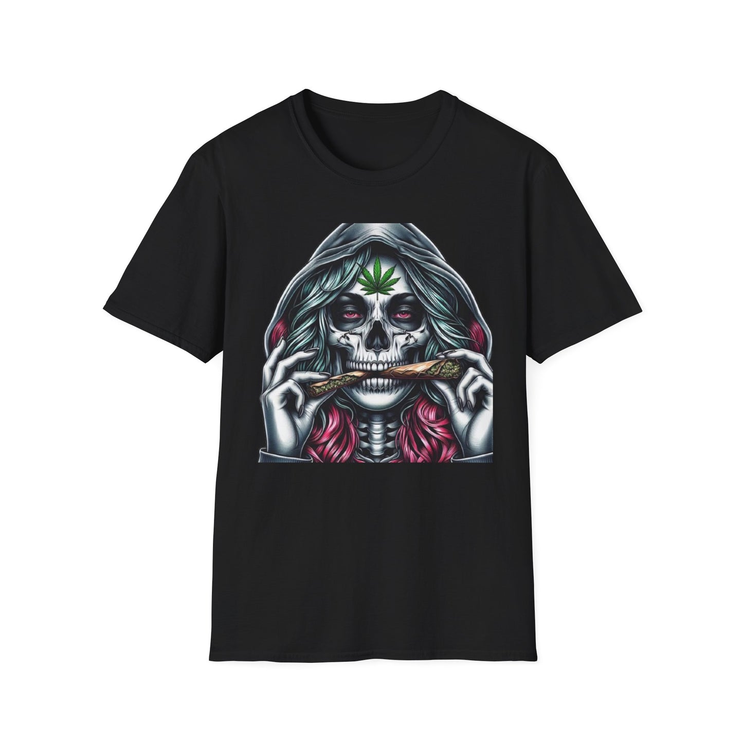 Bohemian Skull Graphic Tee Black Printify T-Shirt Rhythm & Drip Apparel