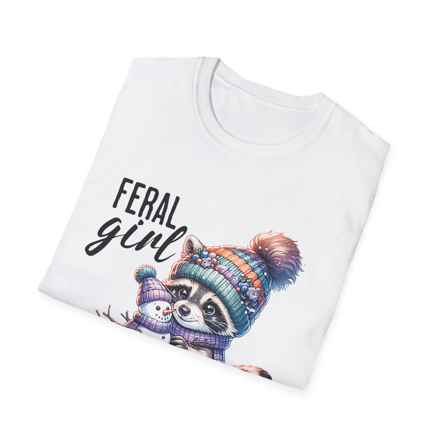 Winter- Feral Girl Winter T-Shirt Printify T-Shirt Rhythm & Drip Apparel
