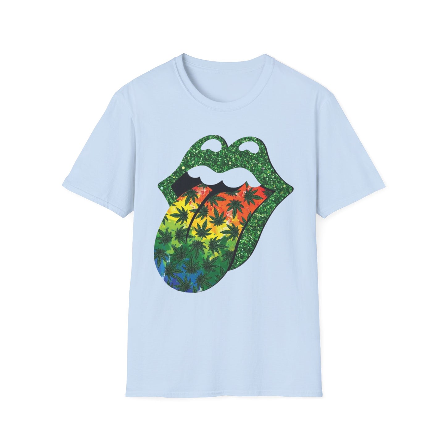 Vibrant Rolling Stones-Inspired Graphic Tee Printify T-Shirt Rhythm & Drip Apparel