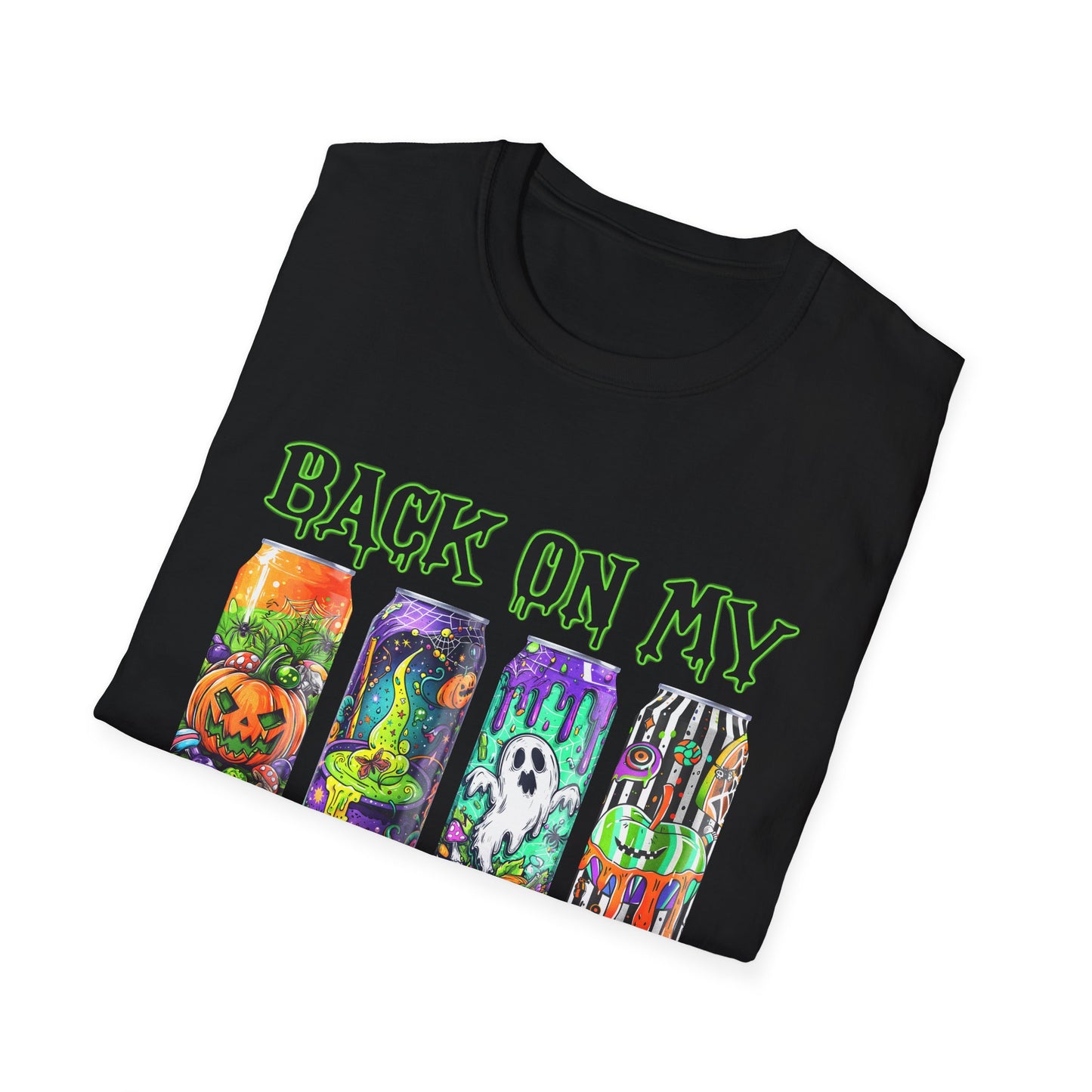 Back On My Brew Sh*t Tee, Unisex T-Shirt, Casual Wear, Spooky Season, Gift for Friends Printify T-Shirt Rhythm & Drip Apparel