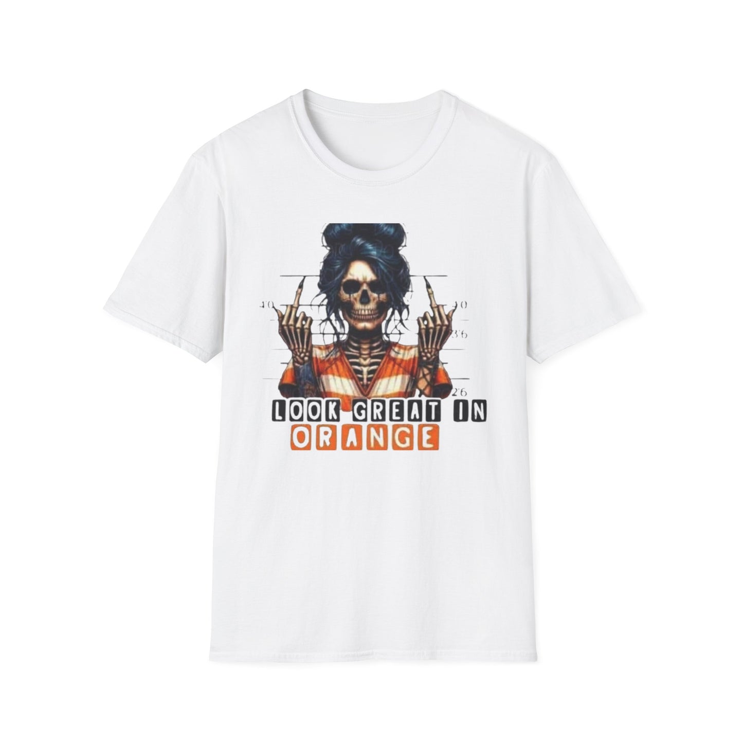 Look Great in Orange T-Shirt White Printify T-Shirt Rhythm & Drip Apparel
