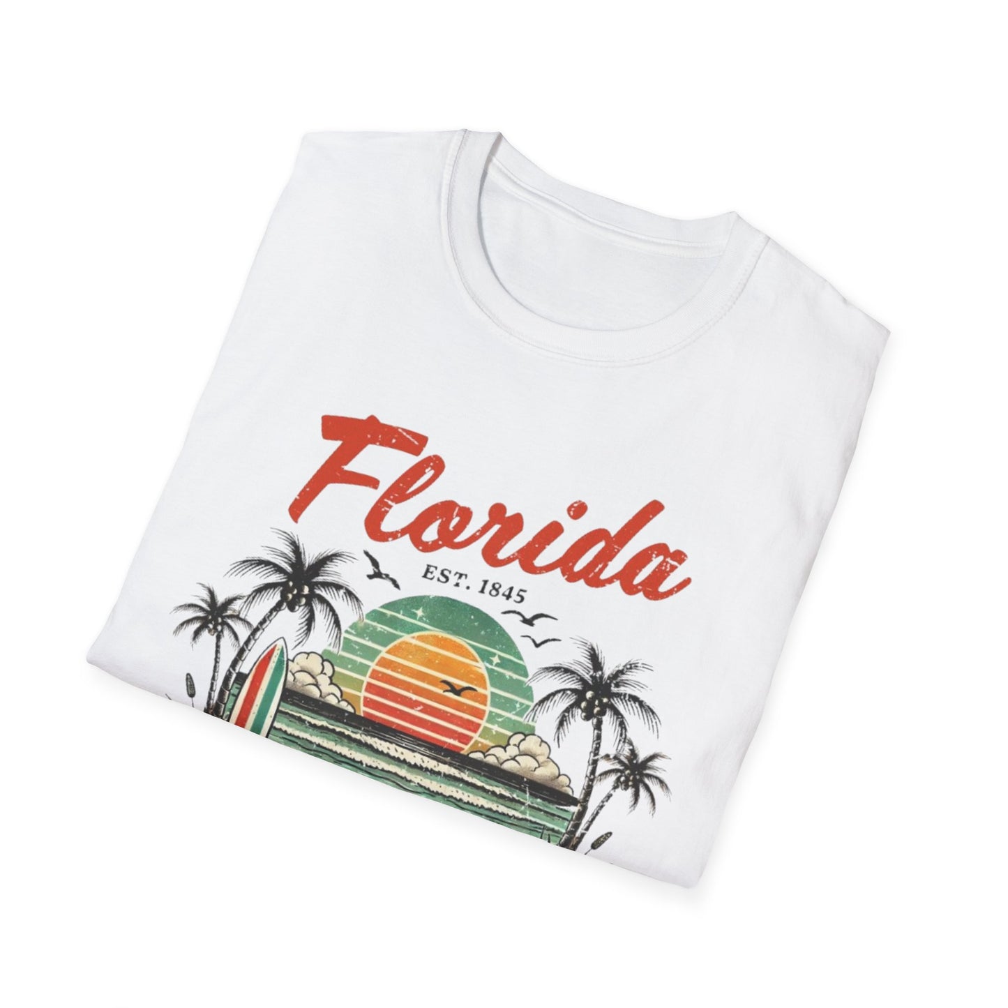 Summer- Florida Sunset T-Shirt Printify T-Shirt Rhythm & Drip Apparel