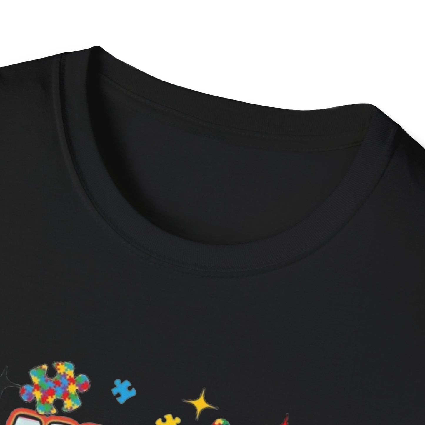 Autism- Autism Awareness Bow T-Shirt Printify T-Shirt Rhythm & Drip Apparel