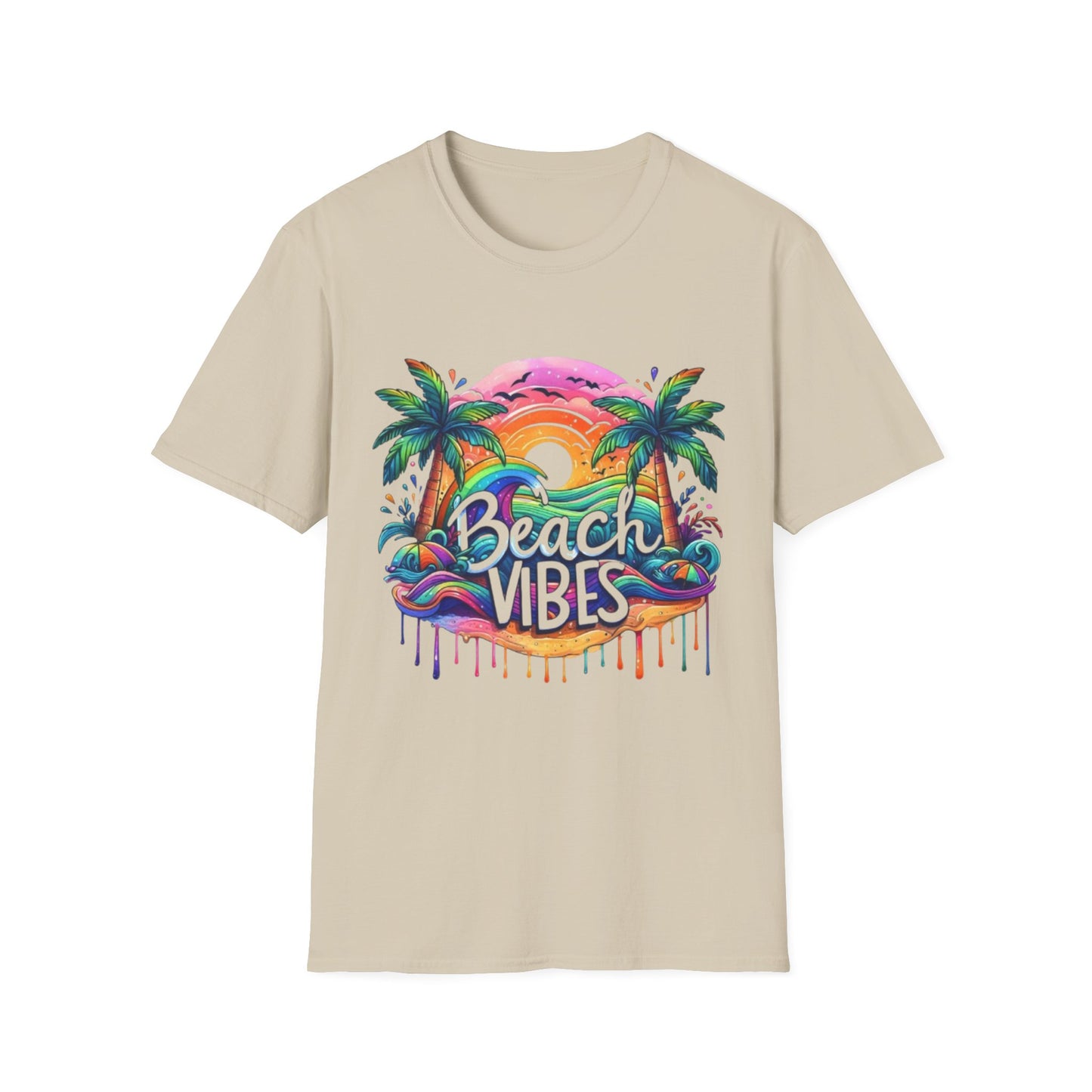 Summer- Beach Vibes T-Shirt Sand Printify T-Shirt Rhythm & Drip Apparel