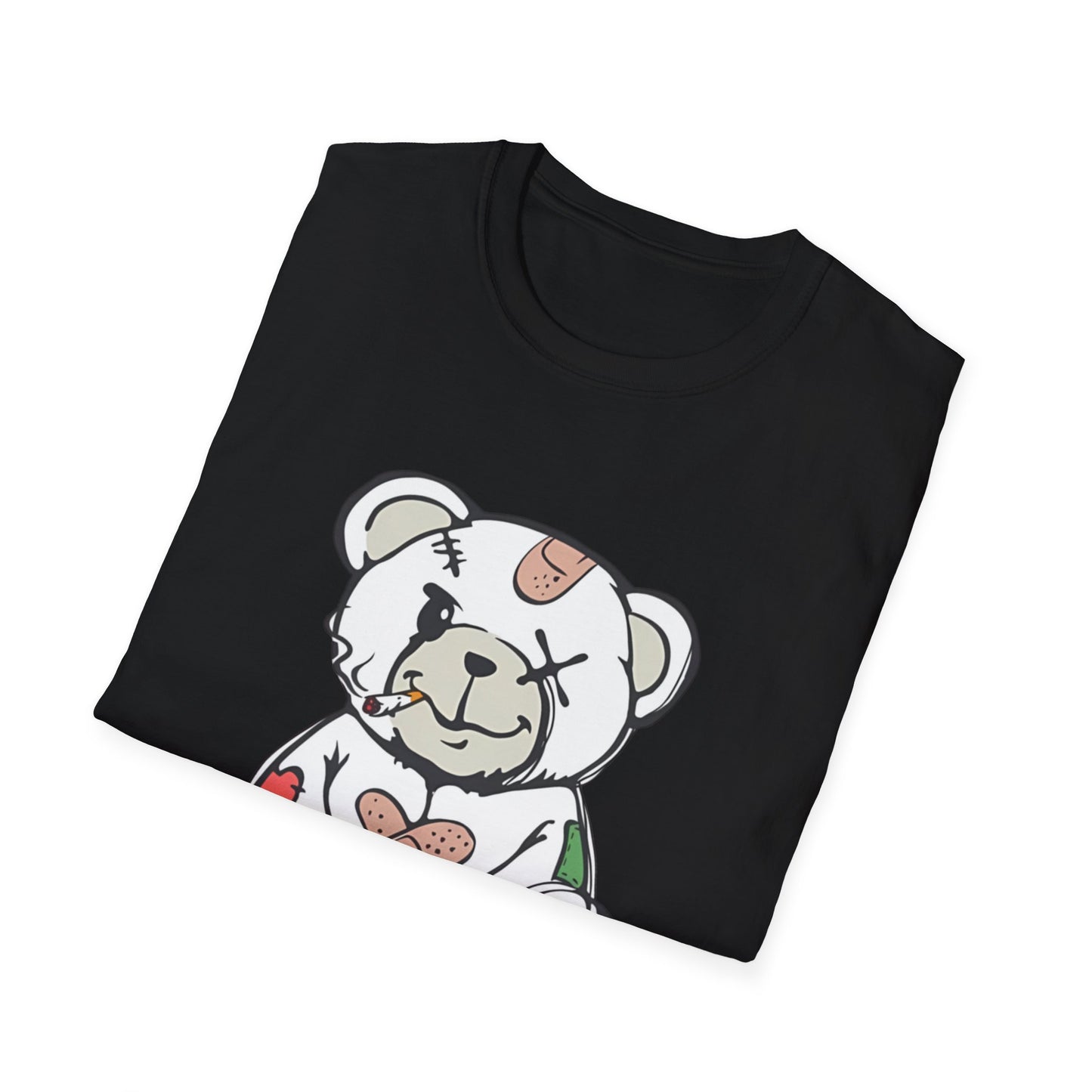 Bandaged Teddy Bear T-Shirt Printify T-Shirt Rhythm & Drip Apparel