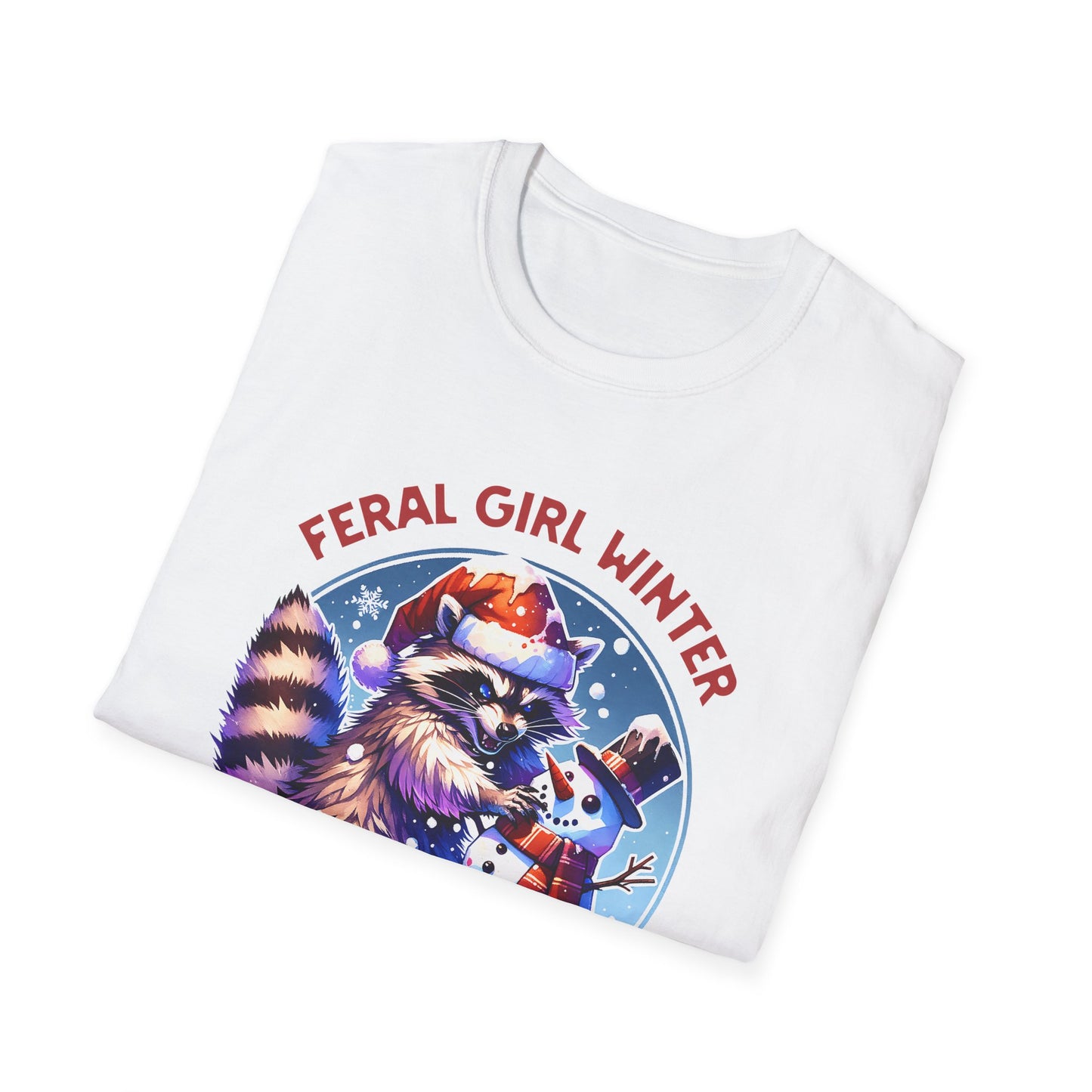Winter- Feral Girl Winter T-Shirt Printify T-Shirt Rhythm & Drip Apparel