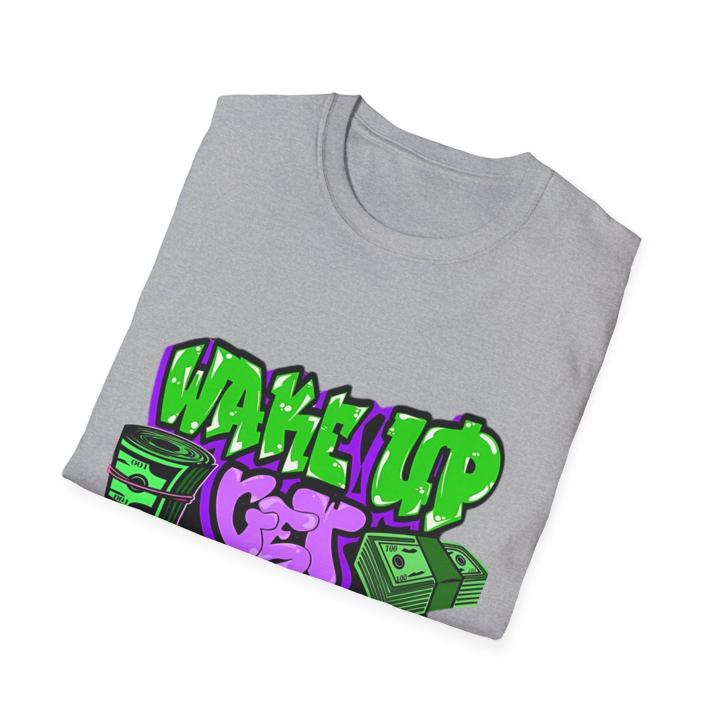 Wake Up & Get the Bag T-Shirt Printify T-Shirt Rhythm & Drip Apparel
