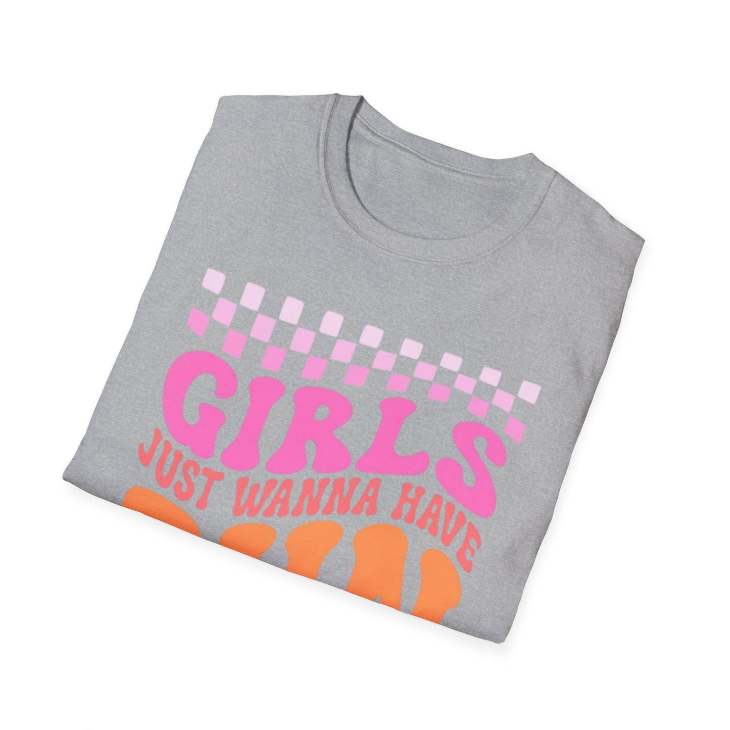 Girls Just Wanna Have Sun Unisex T-Shirt - Softstyle Summer Vibes Tee