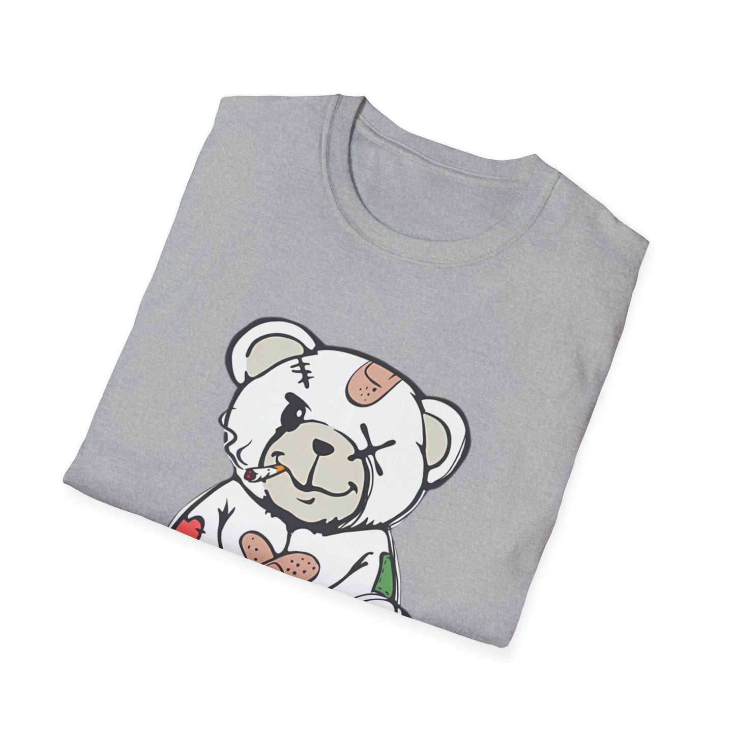 Bandaged Teddy Bear T-Shirt Printify T-Shirt Rhythm & Drip Apparel