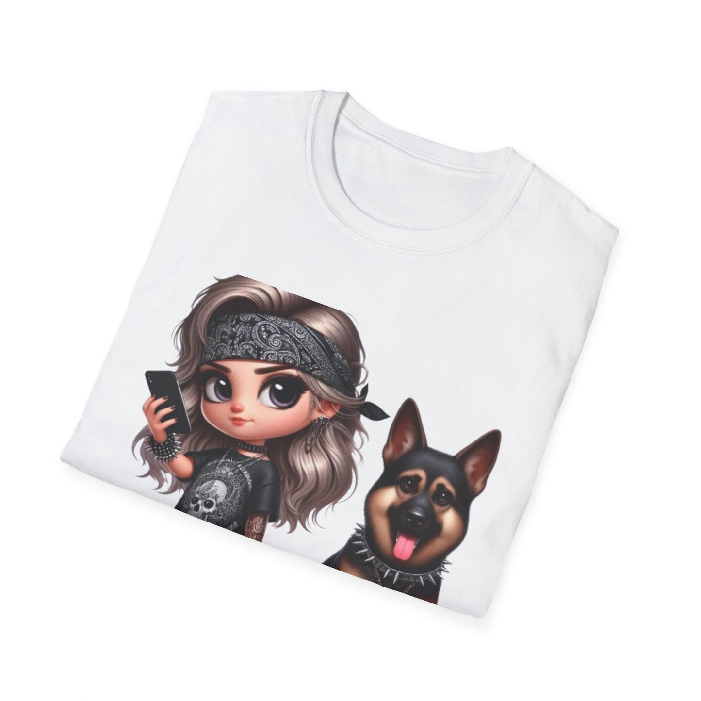 A Girl And Her Dog 1 T-Shirt Printify T-Shirt Rhythm & Drip Apparel