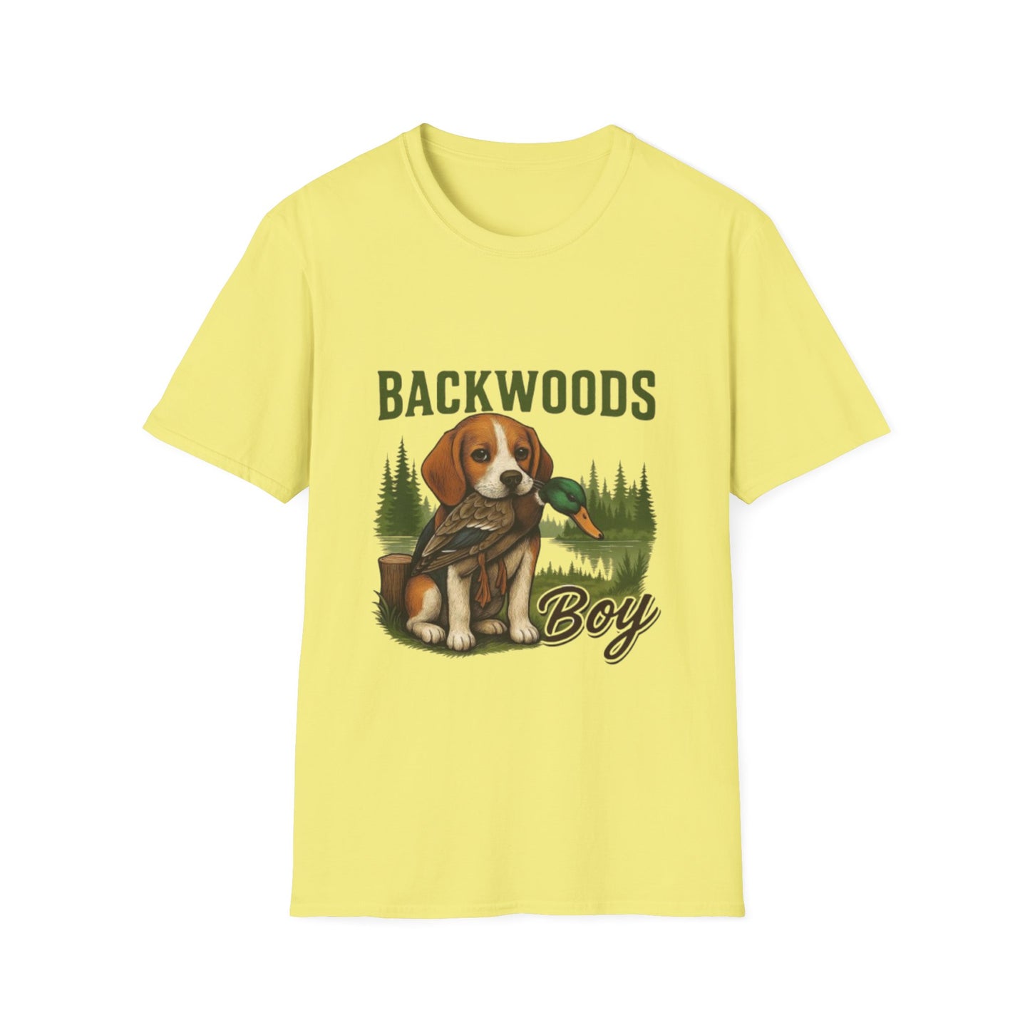 Backwoods Boy T-Shirt Cornsilk Printify T-Shirt Rhythm & Drip Apparel