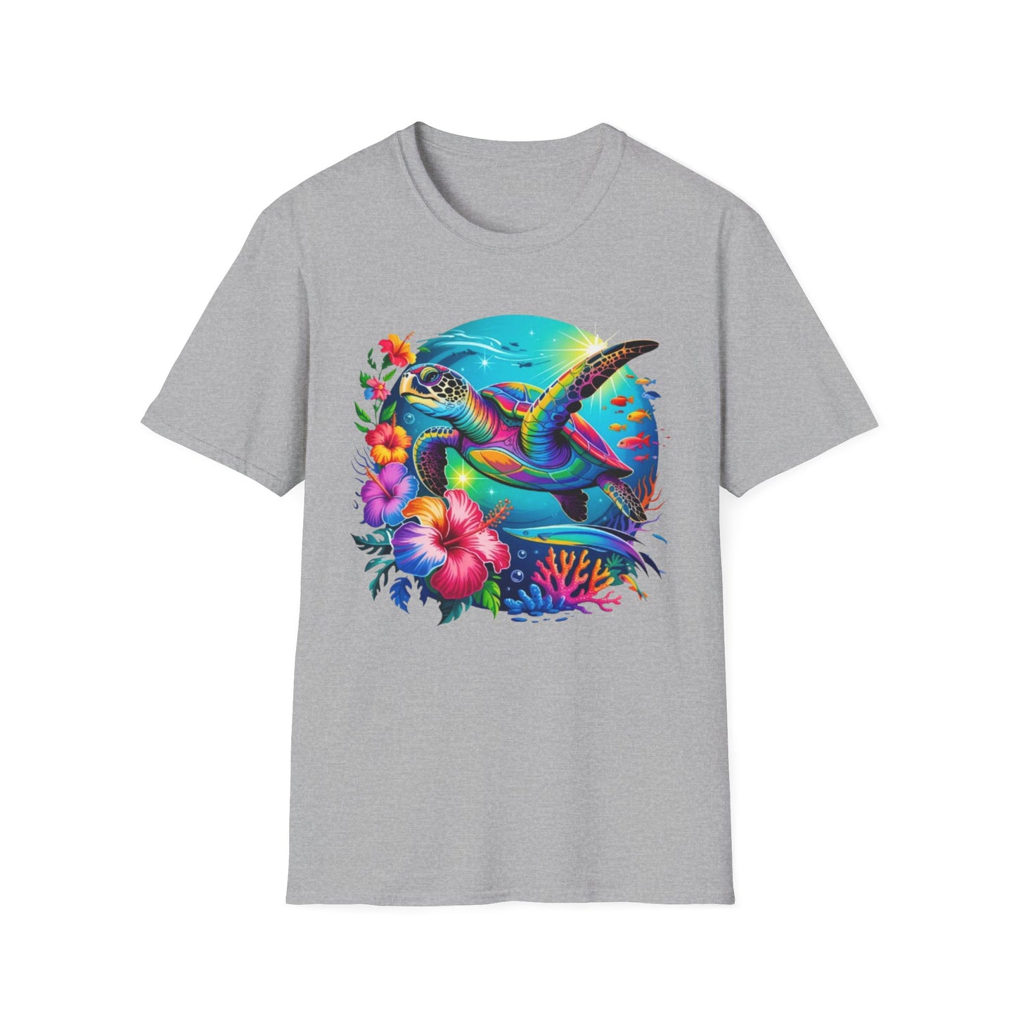 Summer- Marine Life T-Shirt Sport Grey Printify T-Shirt Rhythm & Drip Apparel