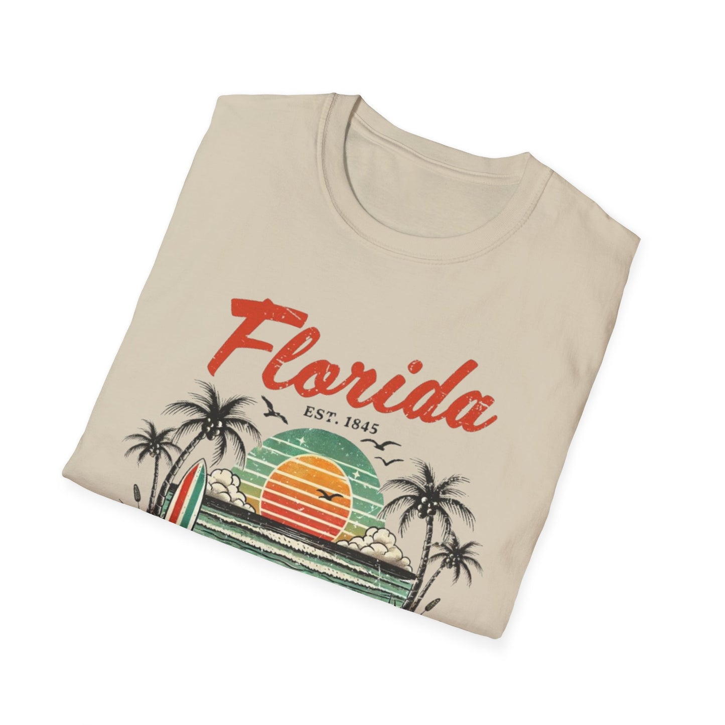 Summer- Florida Sunset T-Shirt Printify T-Shirt Rhythm & Drip Apparel