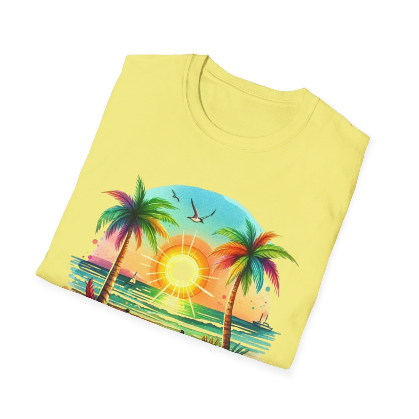 Summer- Vibrant Summer Vibes T-Shirt Printify T-Shirt Rhythm & Drip Apparel