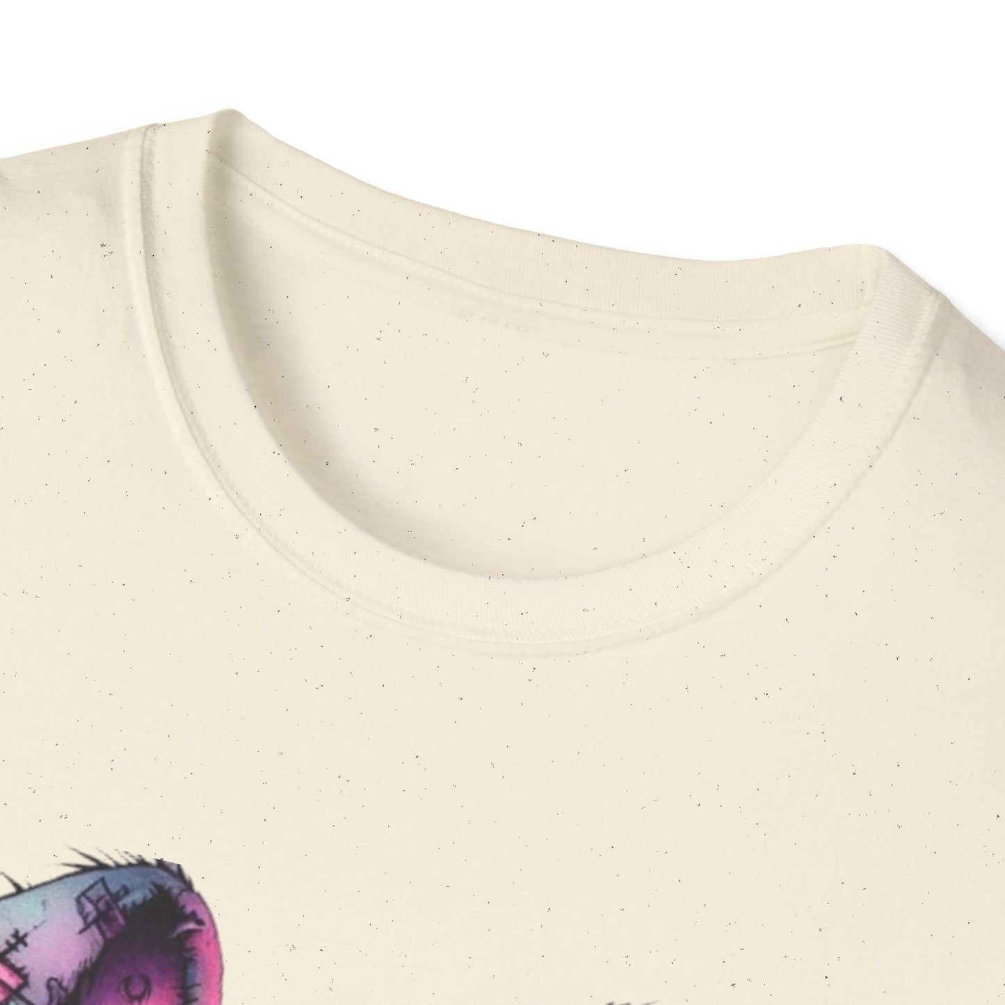 Playful Bunny Graphic T-Shirt - Softstyle Unisex Tee for Cute & Unique Casual Wear
