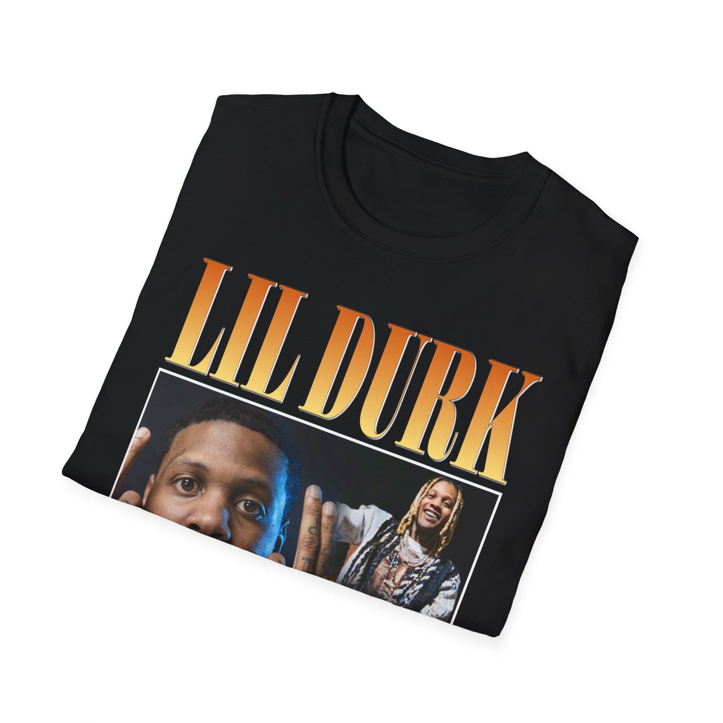 Lil Durk Graphic Unisex Softstyle T-Shirt - Trendy Music Tee for Fans - Rhythm & Drip