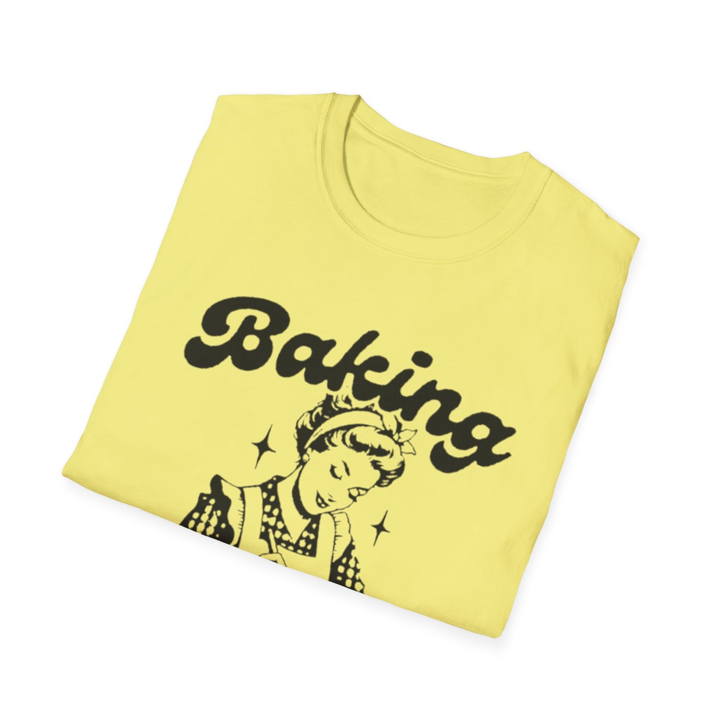 Funny Baking T-Shirt - 'Because Murder is Wrong' Unisex Softstyle Tee