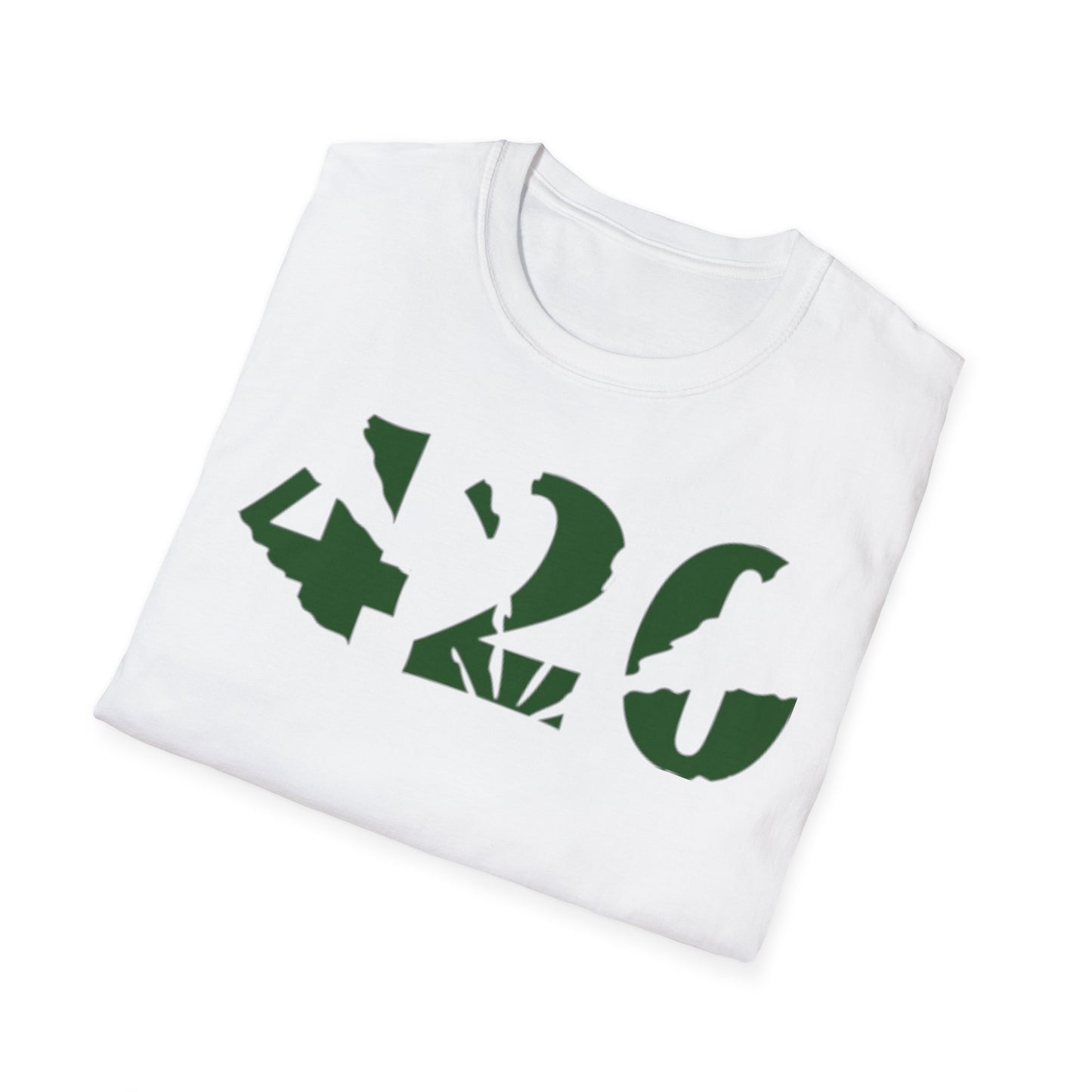 420 Green Leaf T-Shirt Printify T-Shirt Rhythm & Drip Apparel