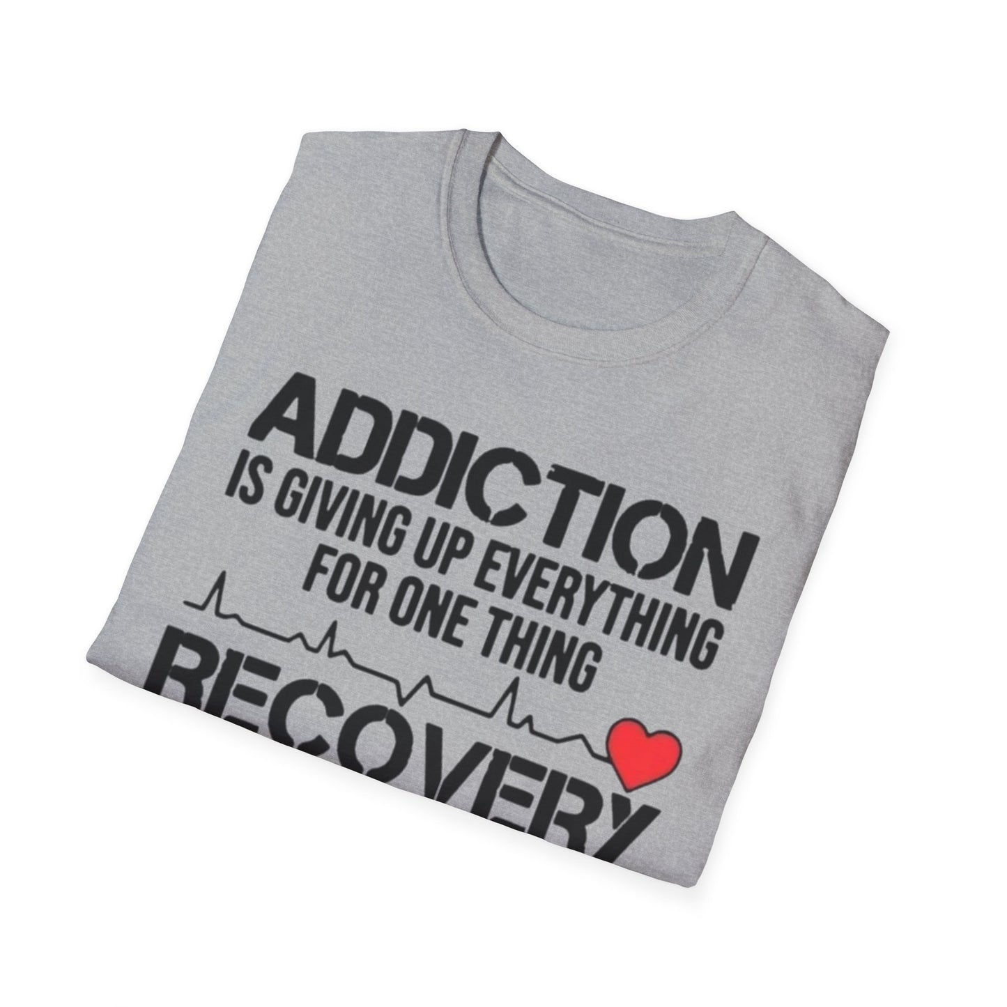 Addiction Recovery Awareness T-Shirt Printify T-Shirt Rhythm & Drip Apparel