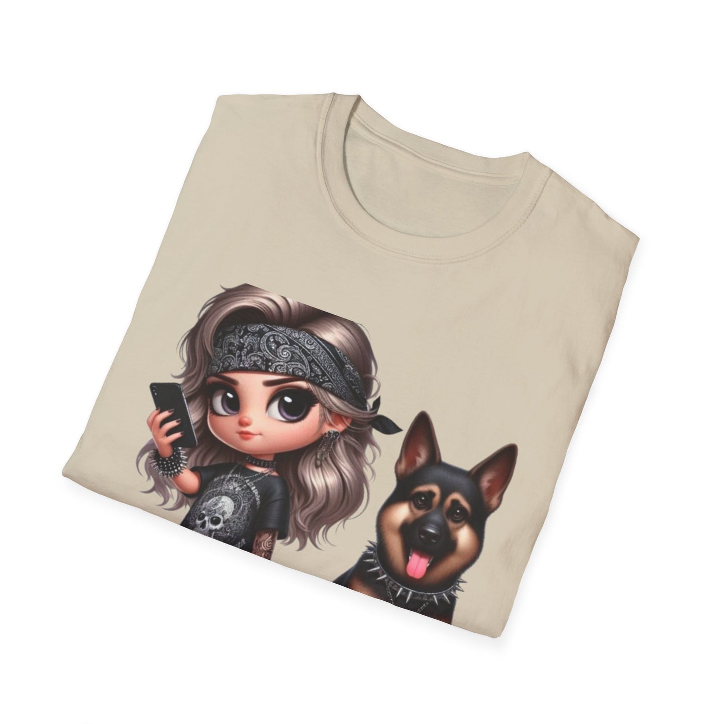 A Girl And Her Dog 1 T-Shirt Printify T-Shirt Rhythm & Drip Apparel
