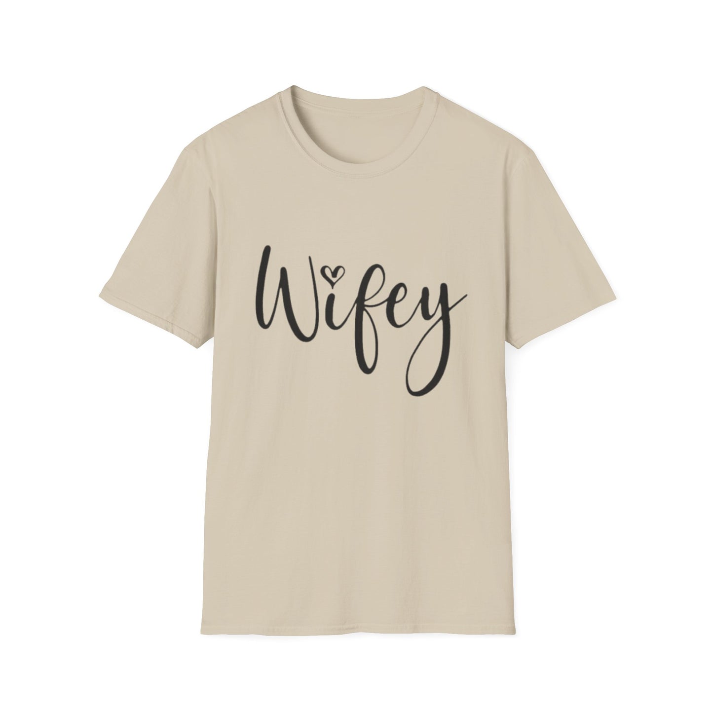 Wifey T-Shirt Sand Printify T-Shirt Rhythm & Drip Apparel