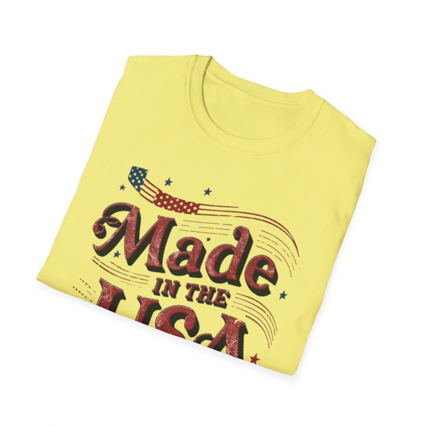 July 4th- Patriotic Made In The USA T-Shirt Printify T-Shirt Rhythm & Drip Apparel