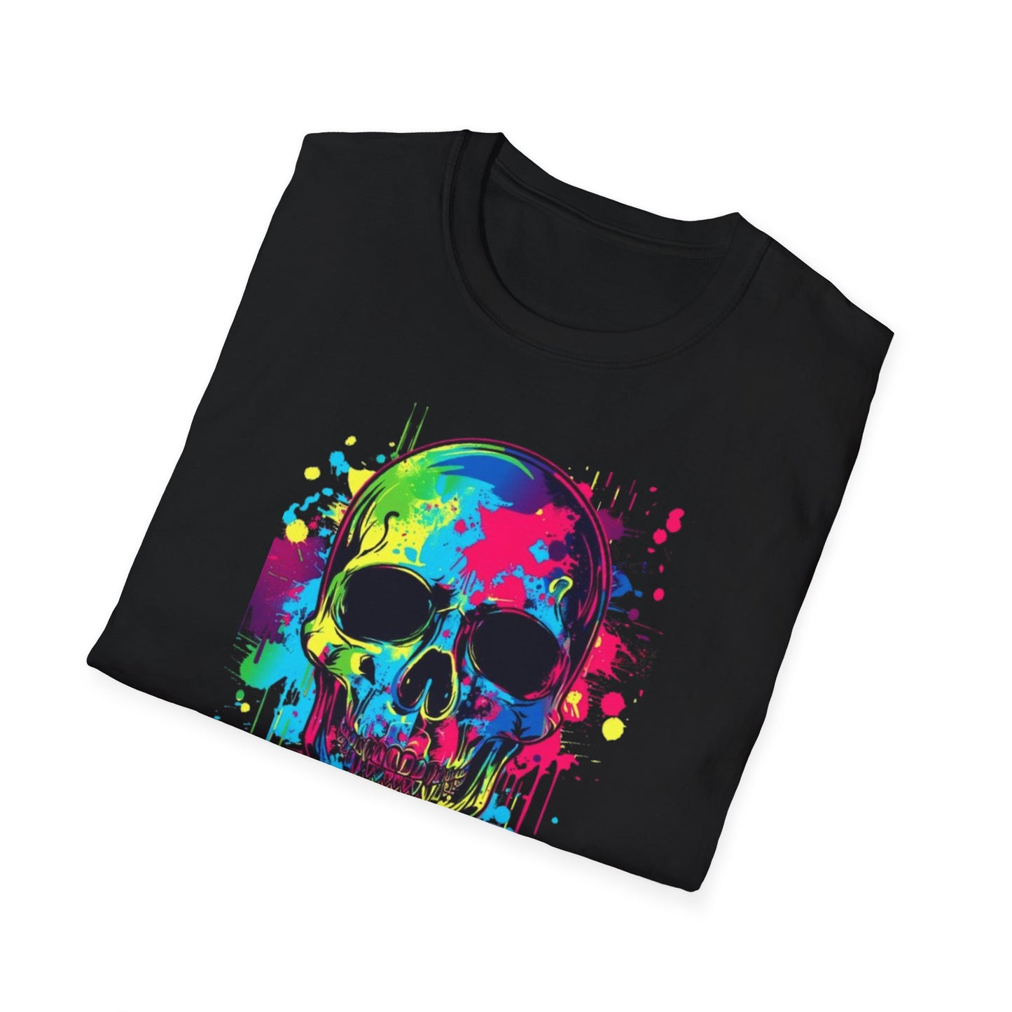 Colorful Skull Graphic T-Shirt Printify T-Shirt Rhythm & Drip Apparel
