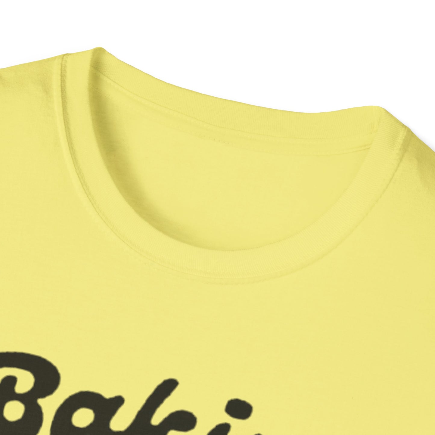 Funny Baking T-Shirt - 'Because Murder is Wrong' Unisex Softstyle Tee