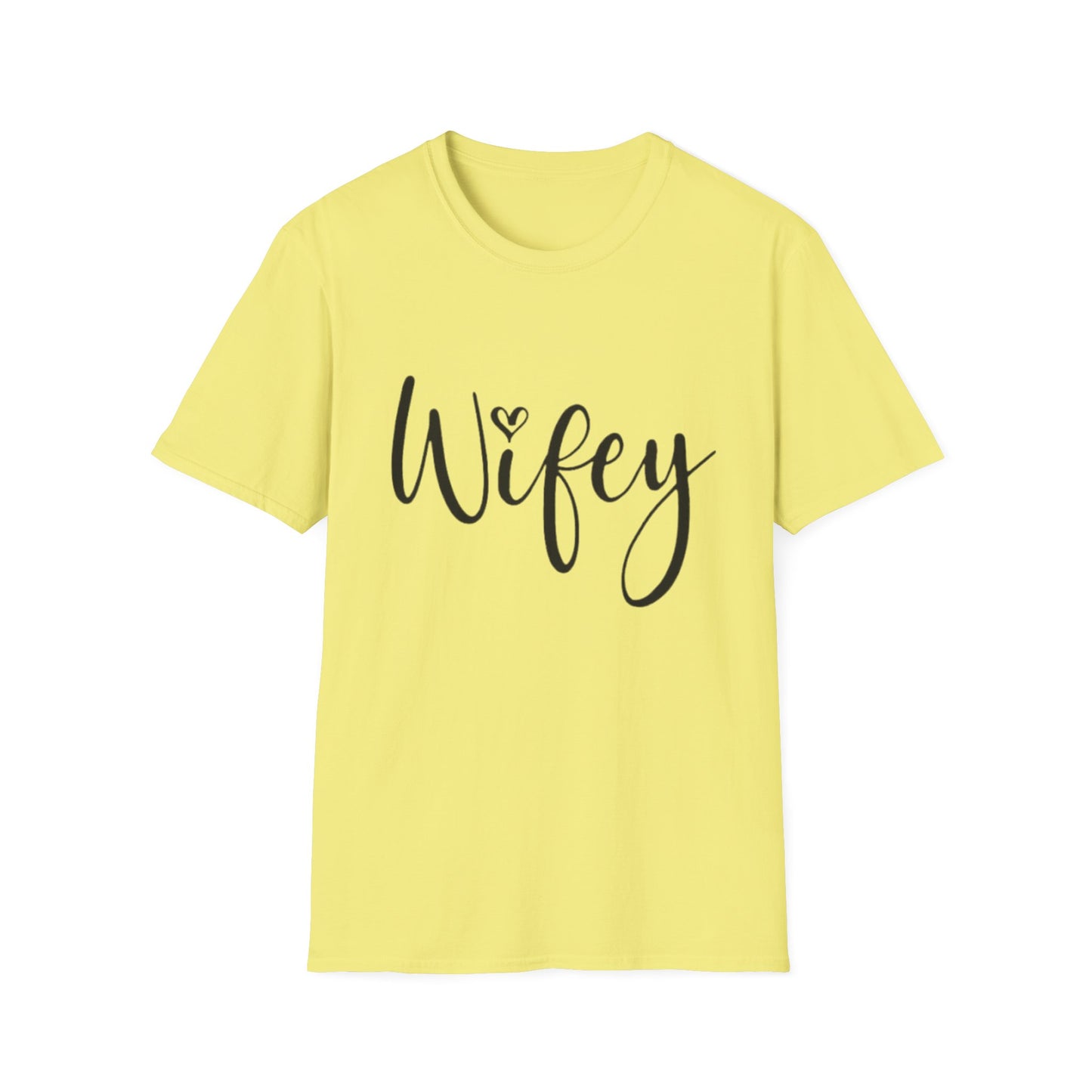 Wifey T-Shirt Cornsilk Printify T-Shirt Rhythm & Drip Apparel