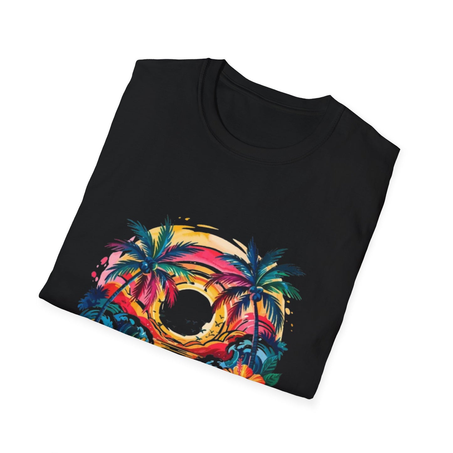 Summer- Tropical Sunset T-Shirt Printify T-Shirt Rhythm & Drip Apparel