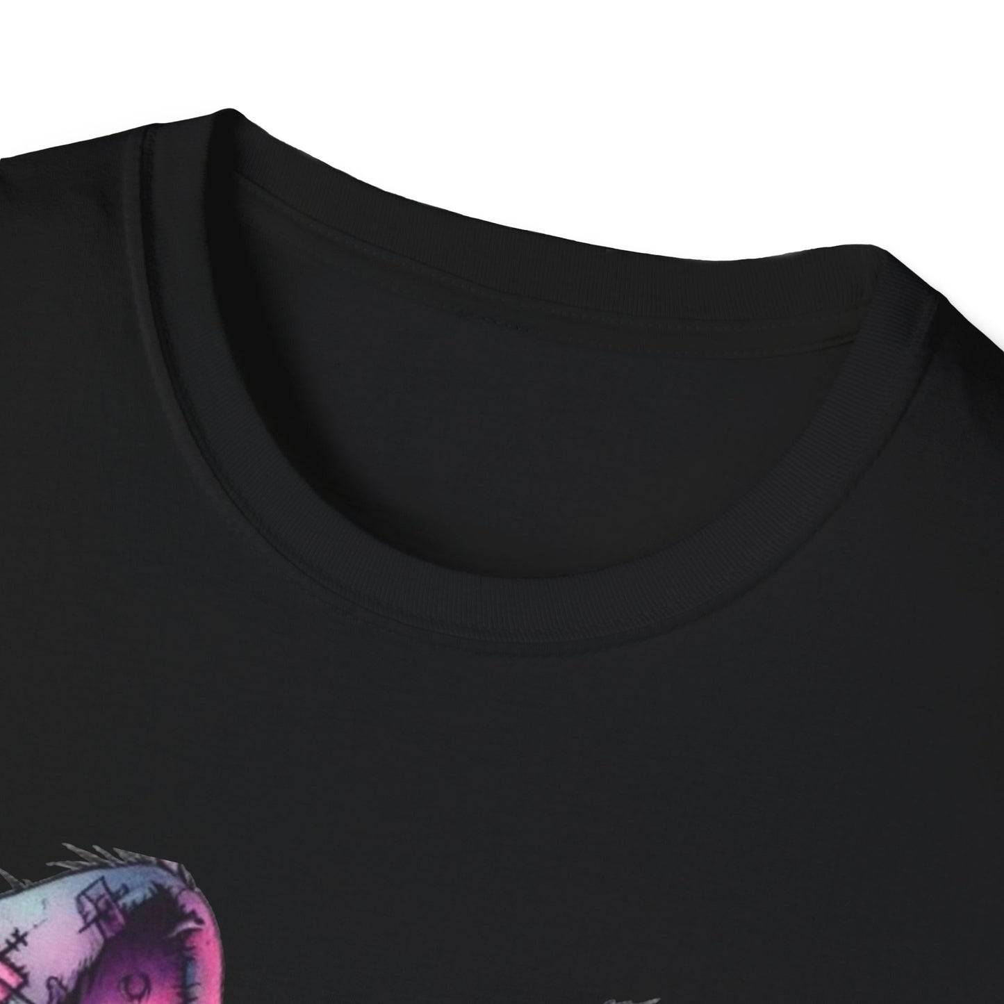 Playful Bunny Graphic T-Shirt - Softstyle Unisex Tee for Cute & Unique Casual Wear