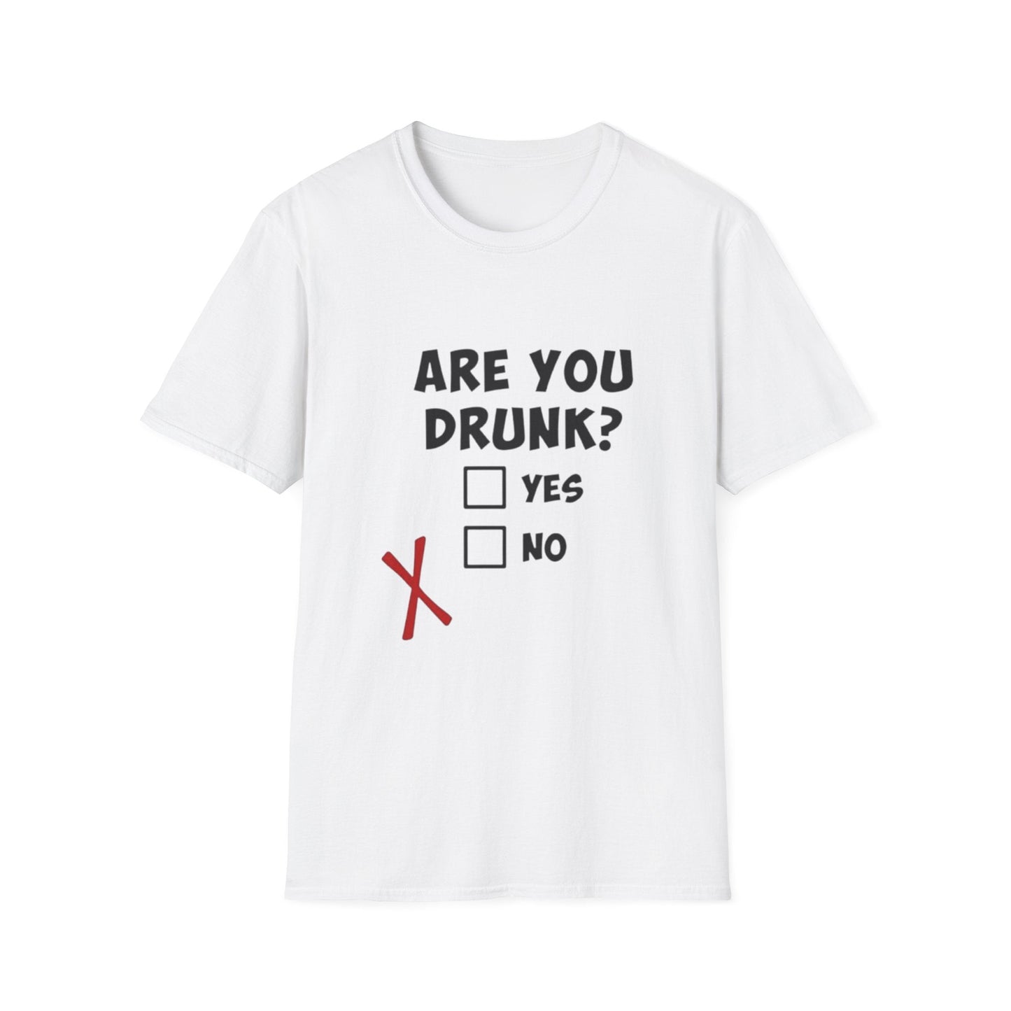 Are You Drunk? White Printify T-Shirt Rhythm & Drip Apparel