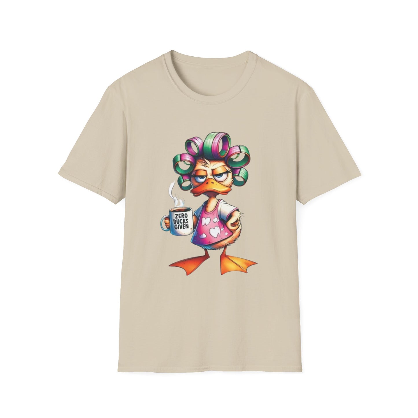 Zero Ducks Given T-Shirt Sand Printify T-Shirt Rhythm & Drip Apparel