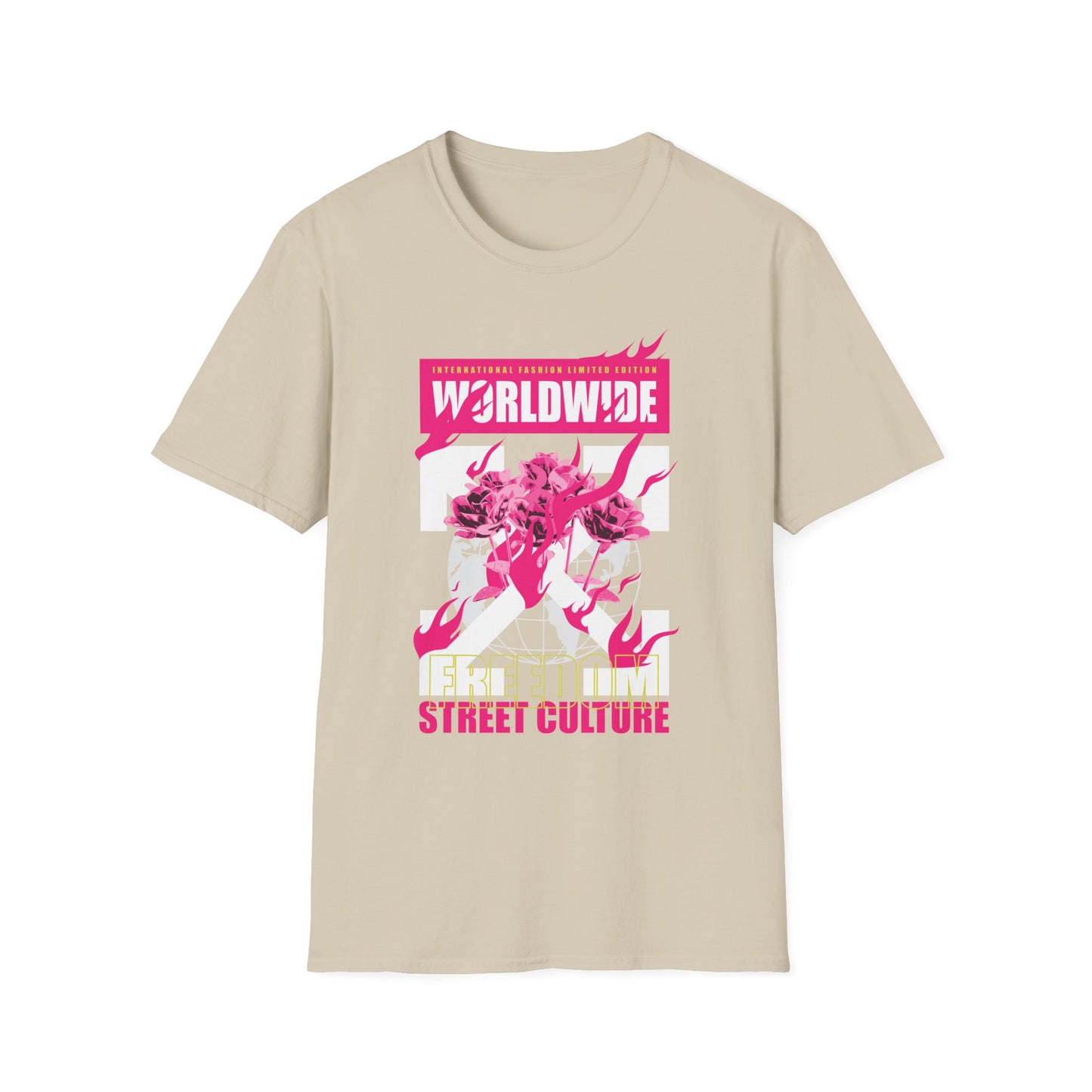 Worldwide Street Culture Tee Sand Printify T-Shirt Rhythm & Drip Apparel