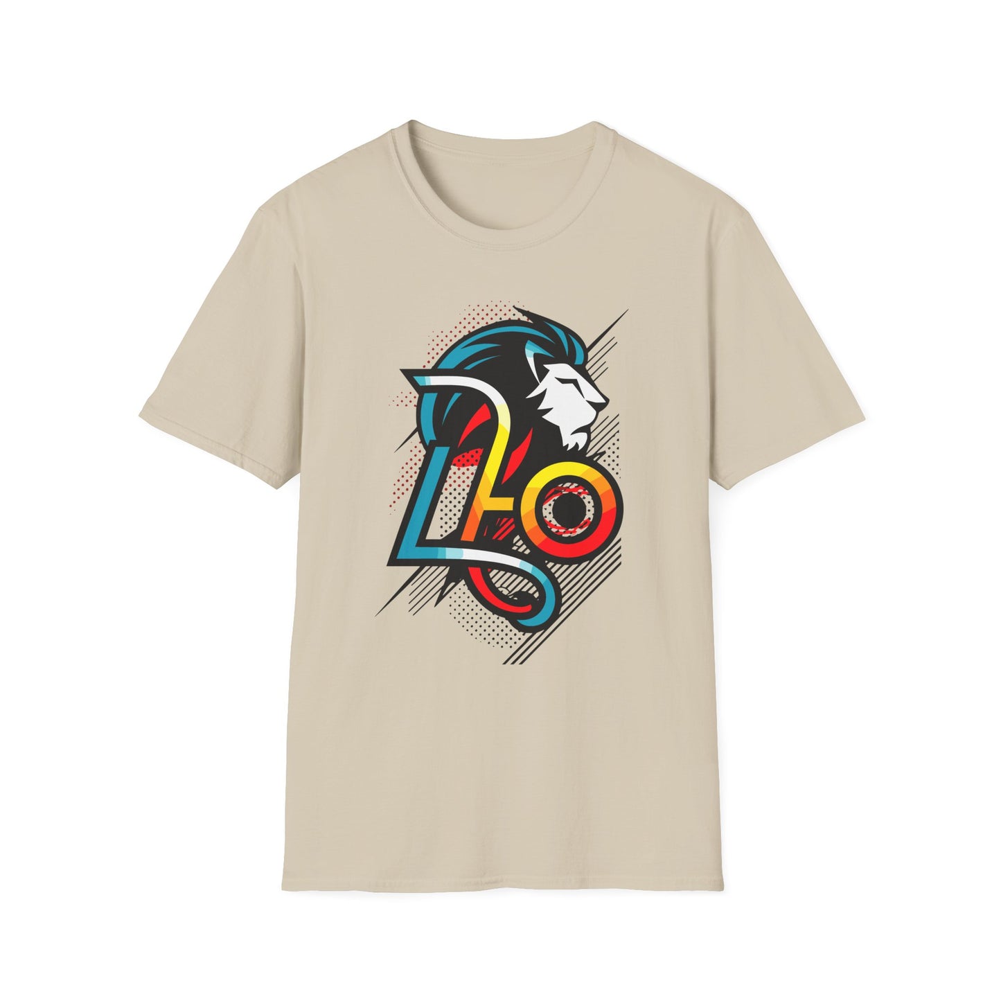 Leo Zodiac T-Shirt Sand Printify T-Shirt Rhythm & Drip Apparel