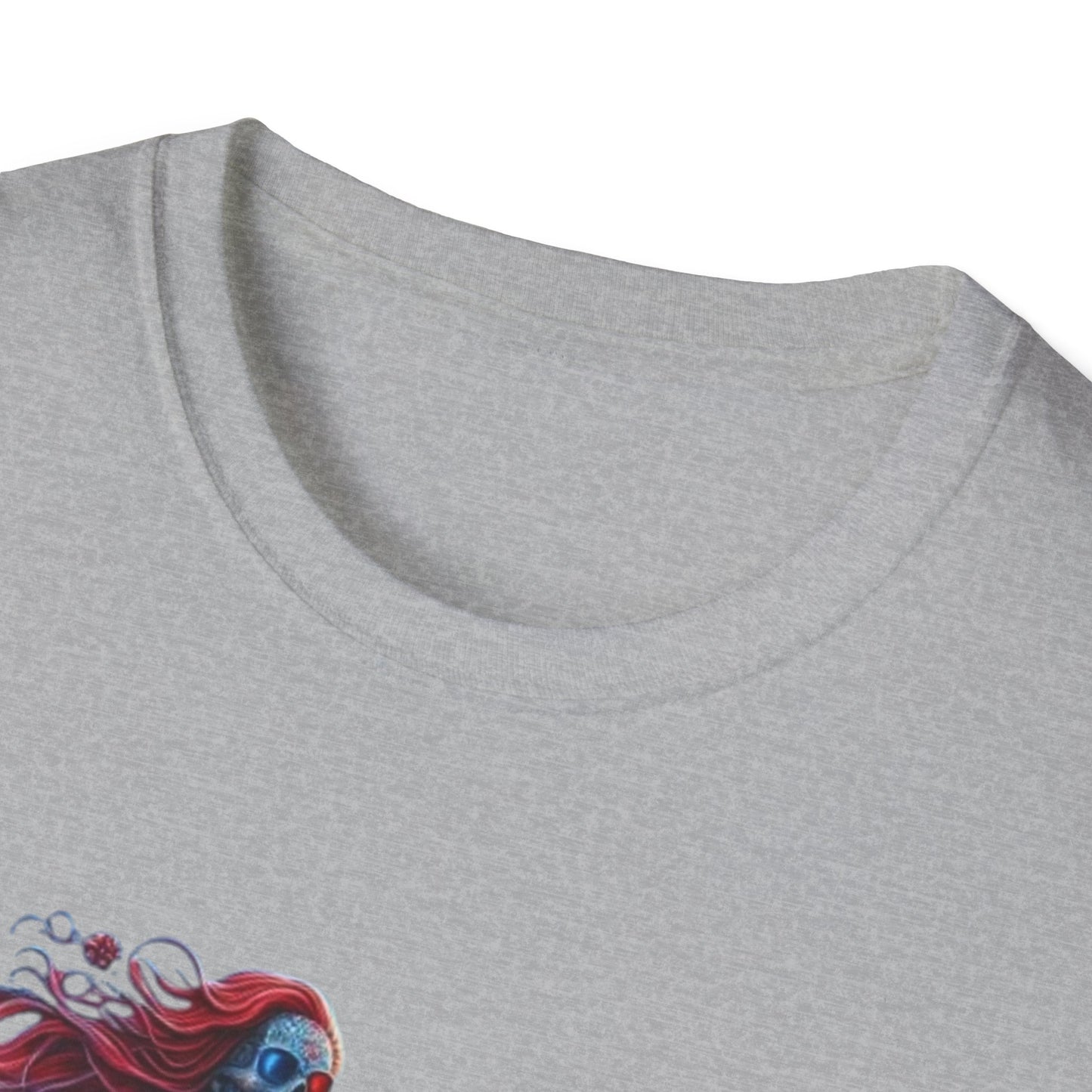 Woman Skeleton Biker T-Shirt Printify T-Shirt Rhythm & Drip Apparel