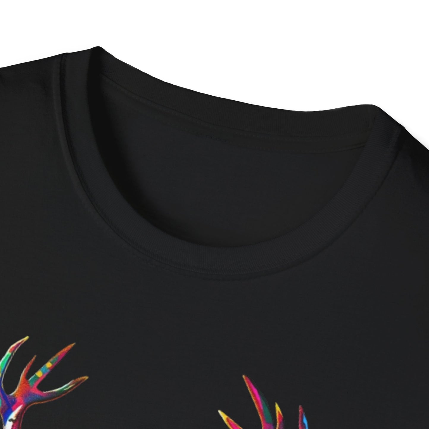 Colorful Deer Graphic Tee Printify T-Shirt Rhythm & Drip Apparel