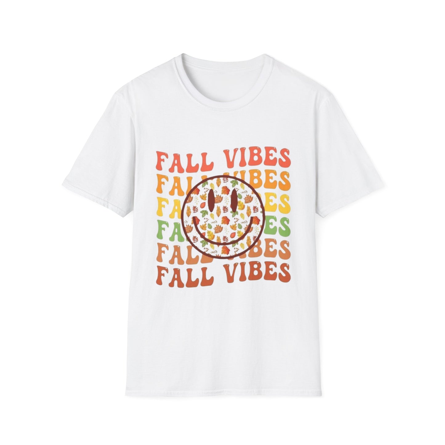 Fall- Fall Vibes T-Shirt White Printify T-Shirt Rhythm & Drip Apparel