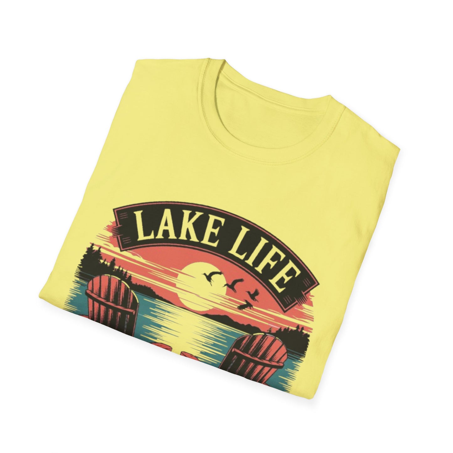 Summer- Lake Life T-Shirt Printify T-Shirt Rhythm & Drip Apparel