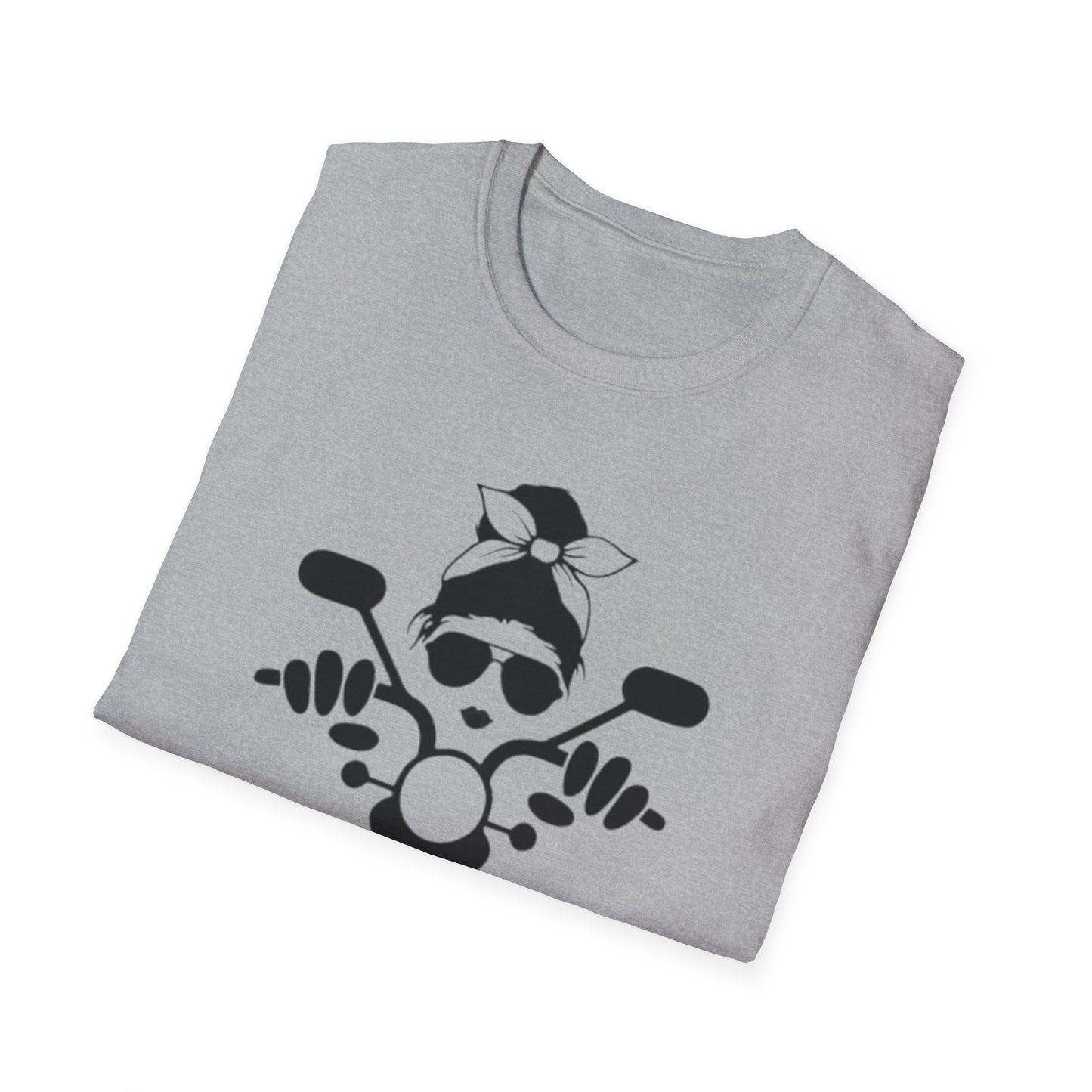 Biker Girl T-Shirt Printify T-Shirt Rhythm & Drip Apparel