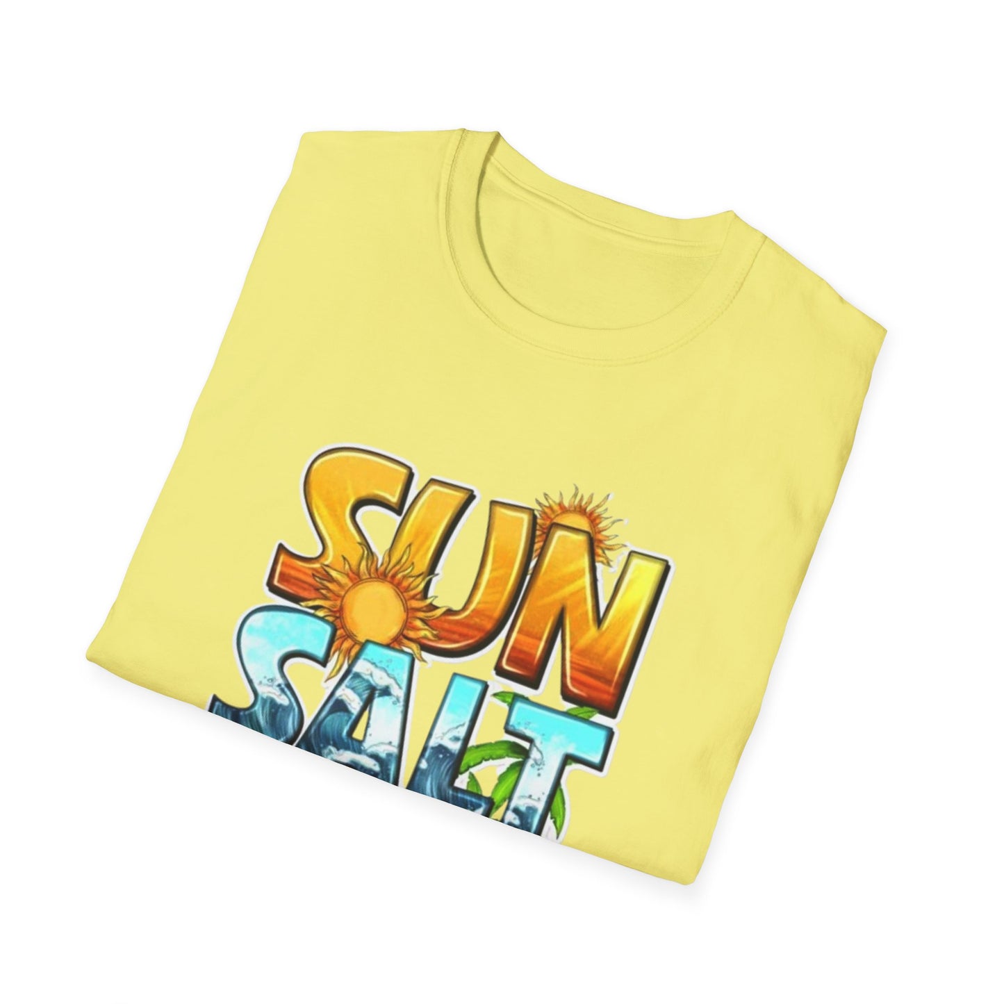 Summer- Sun, Salt, Sand T-Shirt Printify T-Shirt Rhythm & Drip Apparel