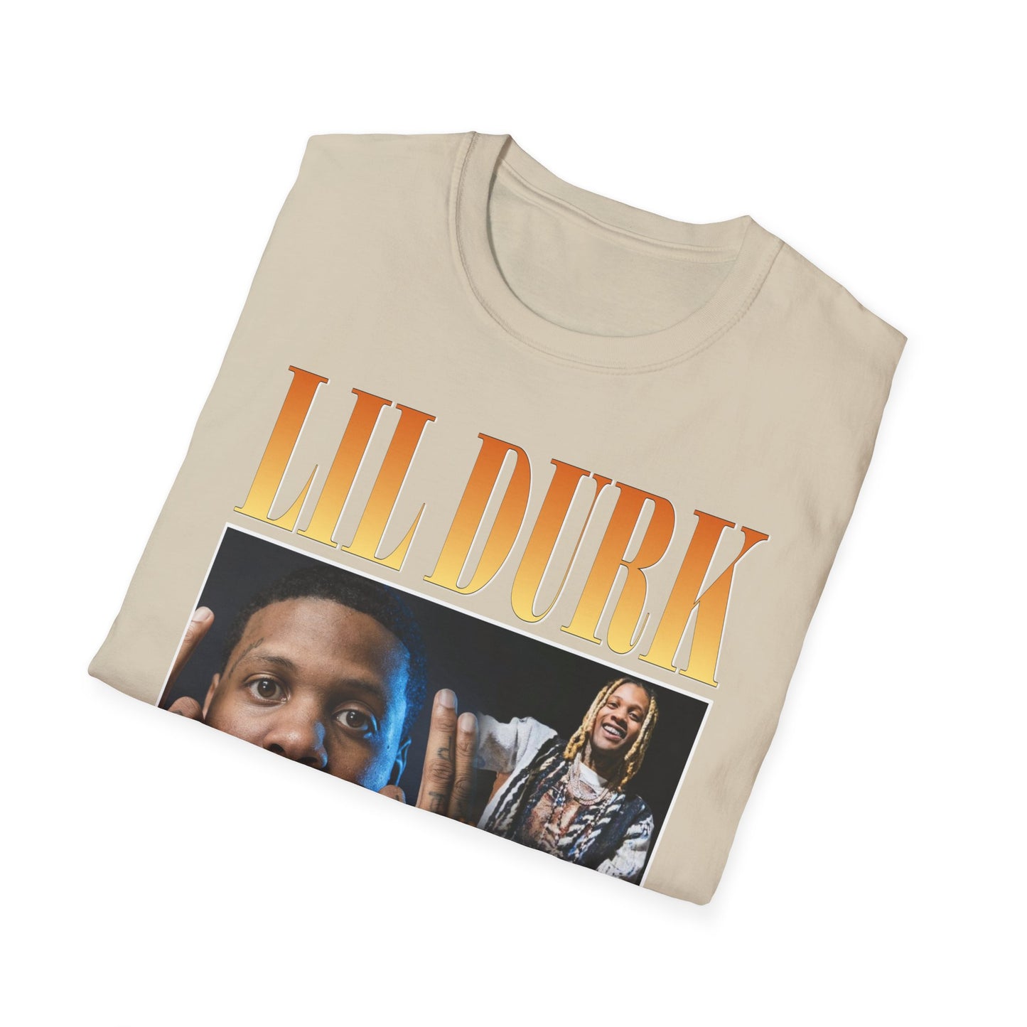 Lil Durk Graphic Unisex Softstyle T-Shirt - Trendy Music Tee for Fans - Rhythm & Drip