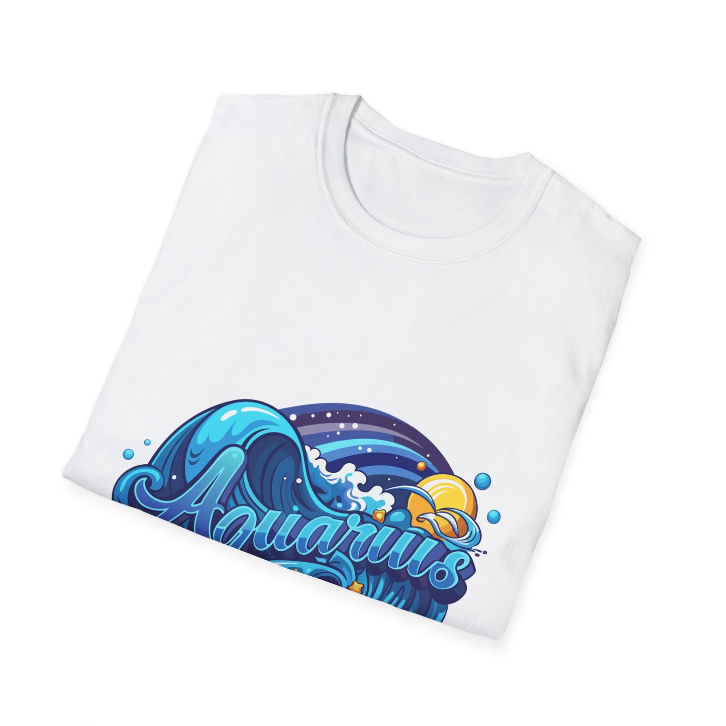 Aquarius Wave T-Shirt Printify T-Shirt Rhythm & Drip Apparel