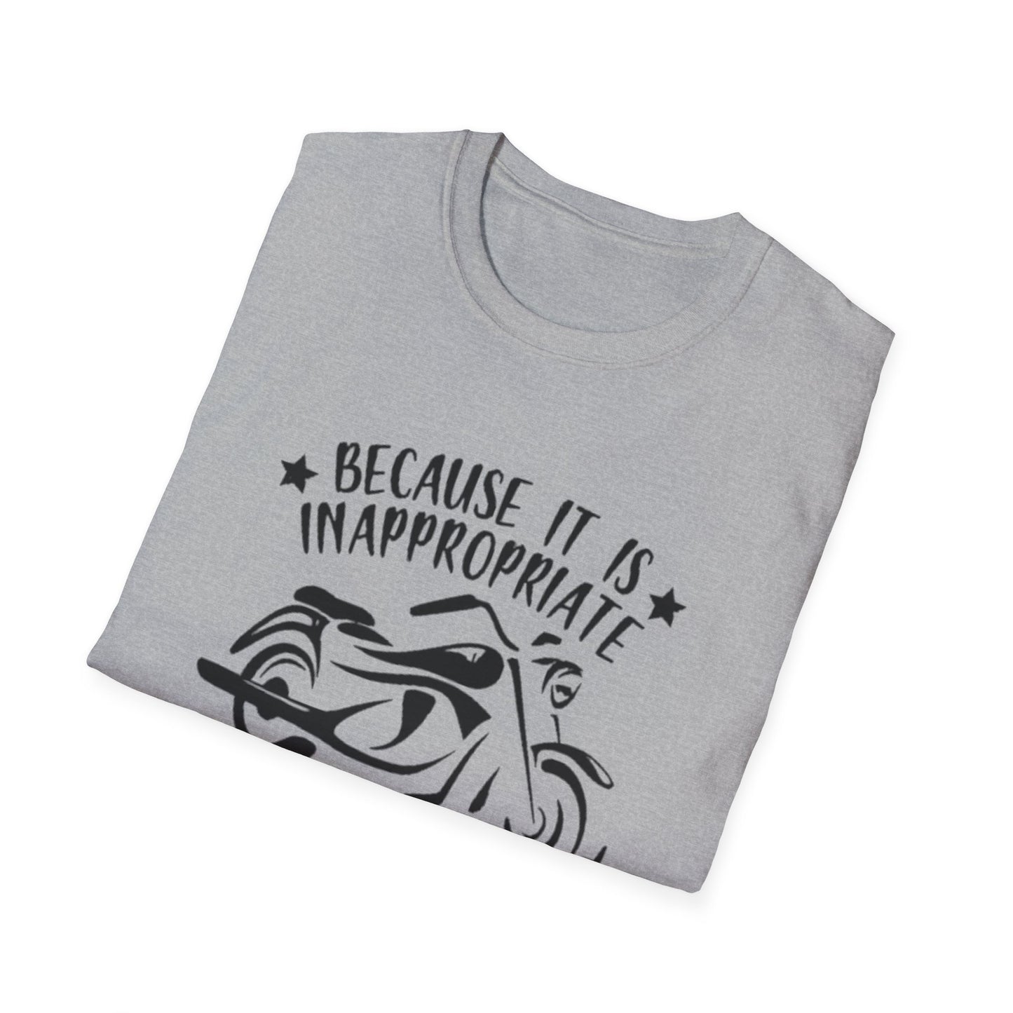 Because Using A Vibrator In Public Is Inappropriate T-Shirt Printify T-Shirt Rhythm & Drip Apparel