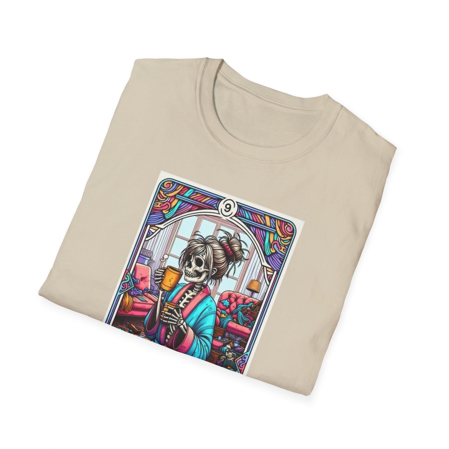 About To Lose My Shit Mom- Tarot T-Shirt Printify T-Shirt Rhythm & Drip Apparel
