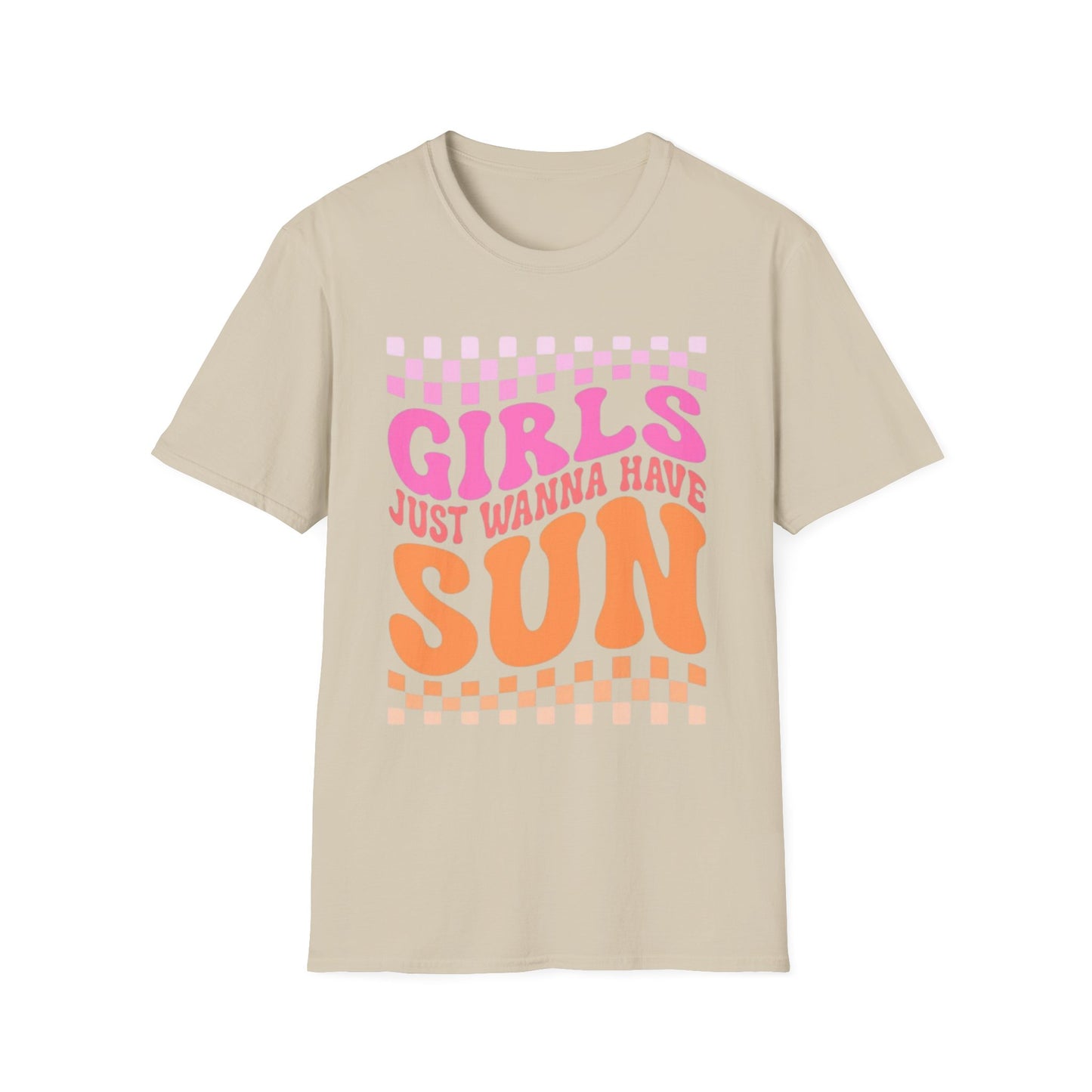 Girls Just Wanna Have Sun Unisex T-Shirt - Softstyle Summer Vibes Tee