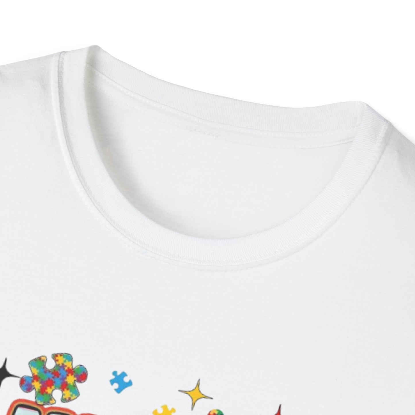 Autism- Autism Awareness Bow T-Shirt Printify T-Shirt Rhythm & Drip Apparel