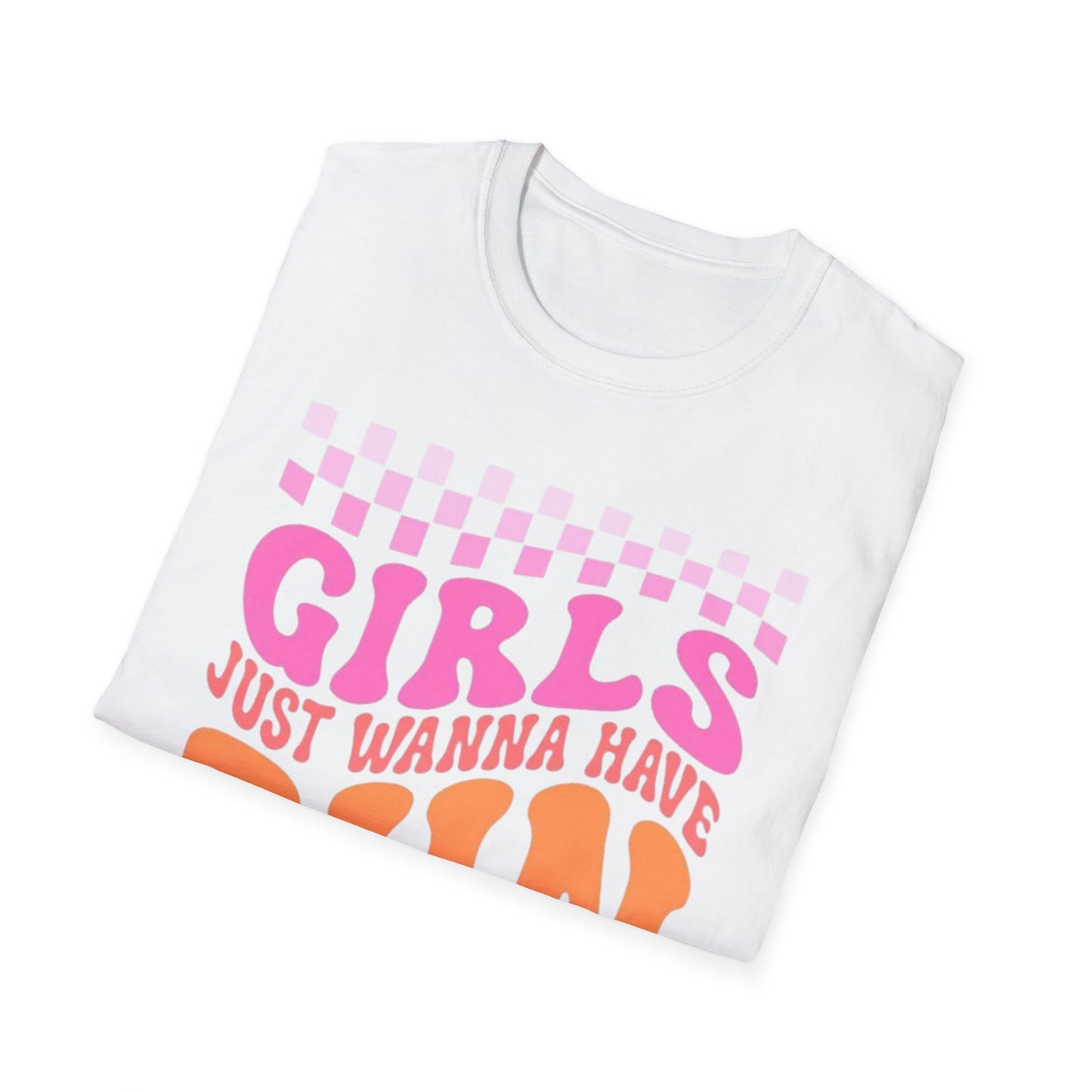 Girls Just Wanna Have Sun Unisex T-Shirt - Softstyle Summer Vibes Tee