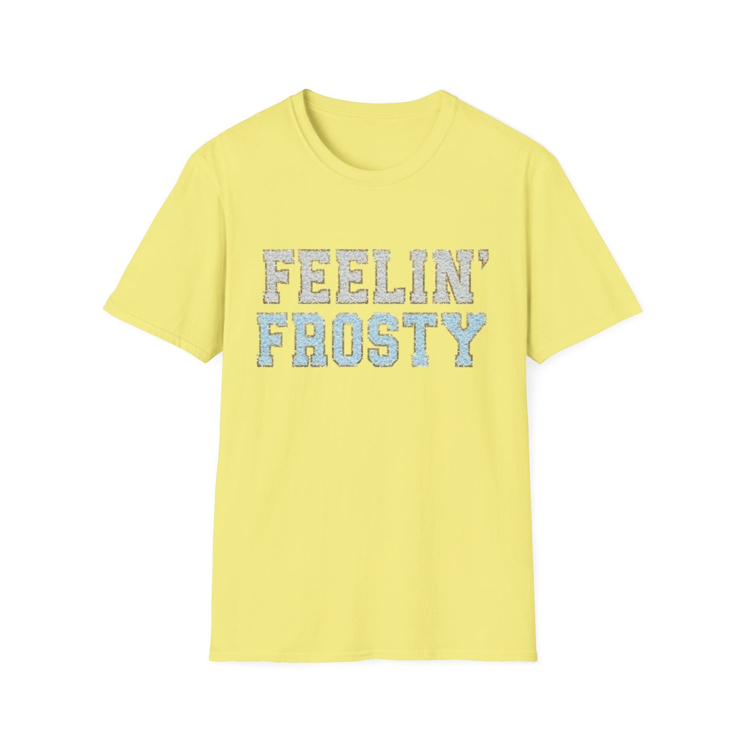 Winter- Feelin' Frosty T-Shirt Cornsilk Printify T-Shirt Rhythm & Drip Apparel